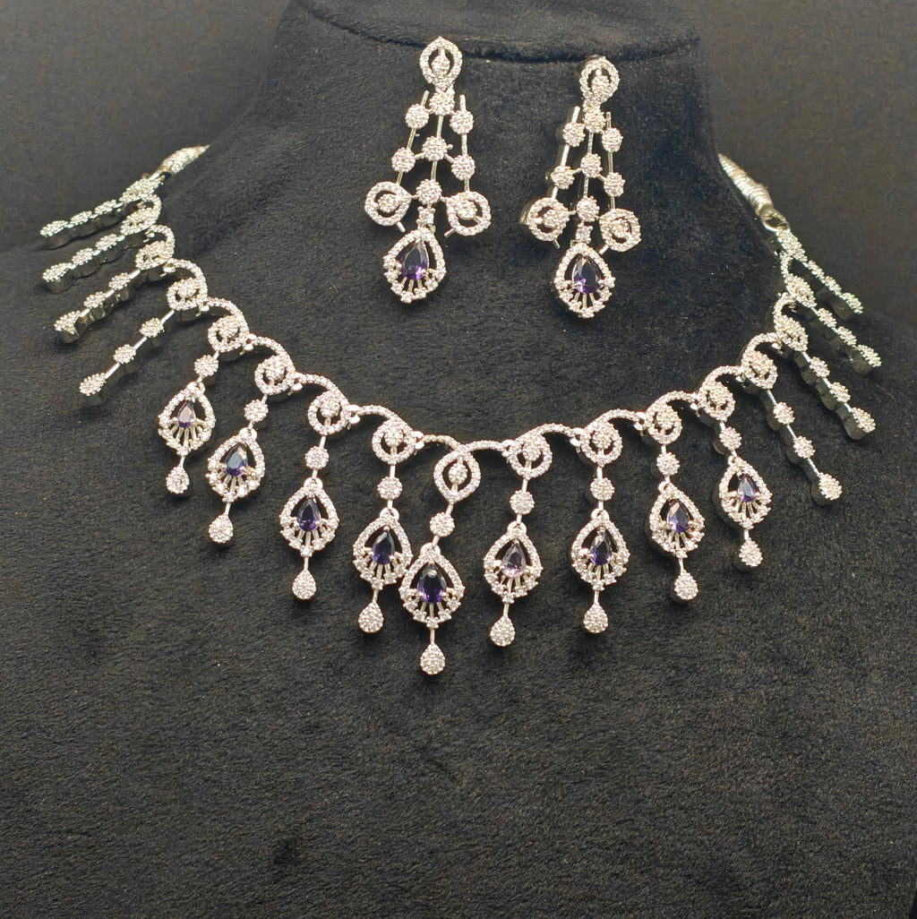 Silver necklace jewellery