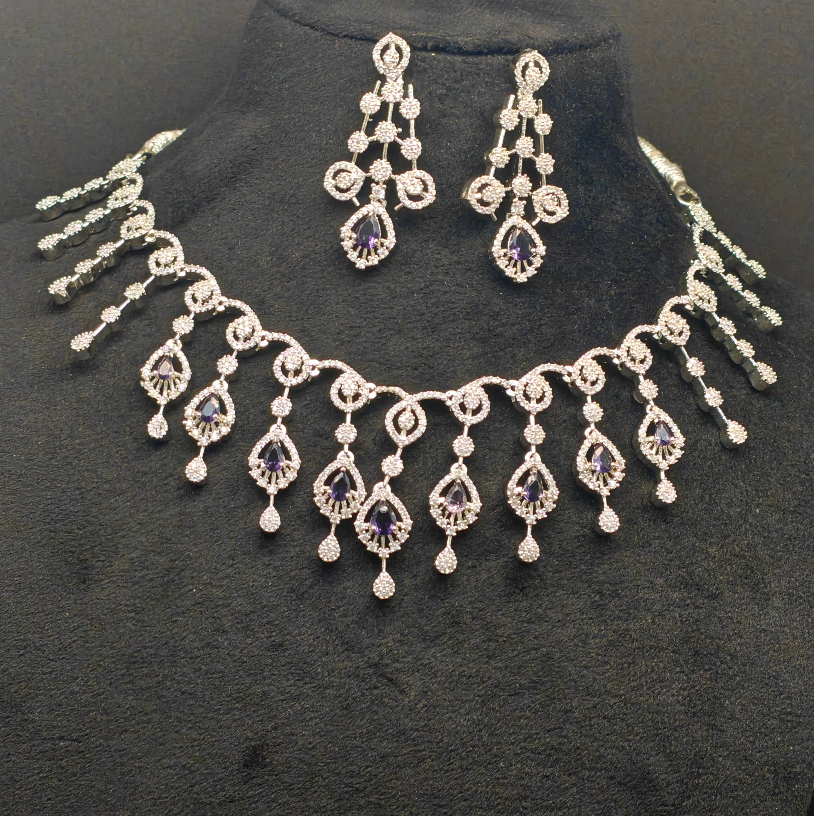 Silver necklace jewellery