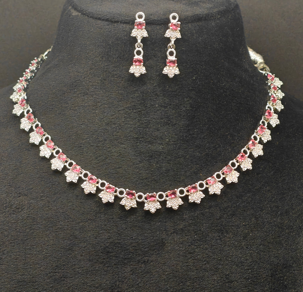 Silver necklace jewellery