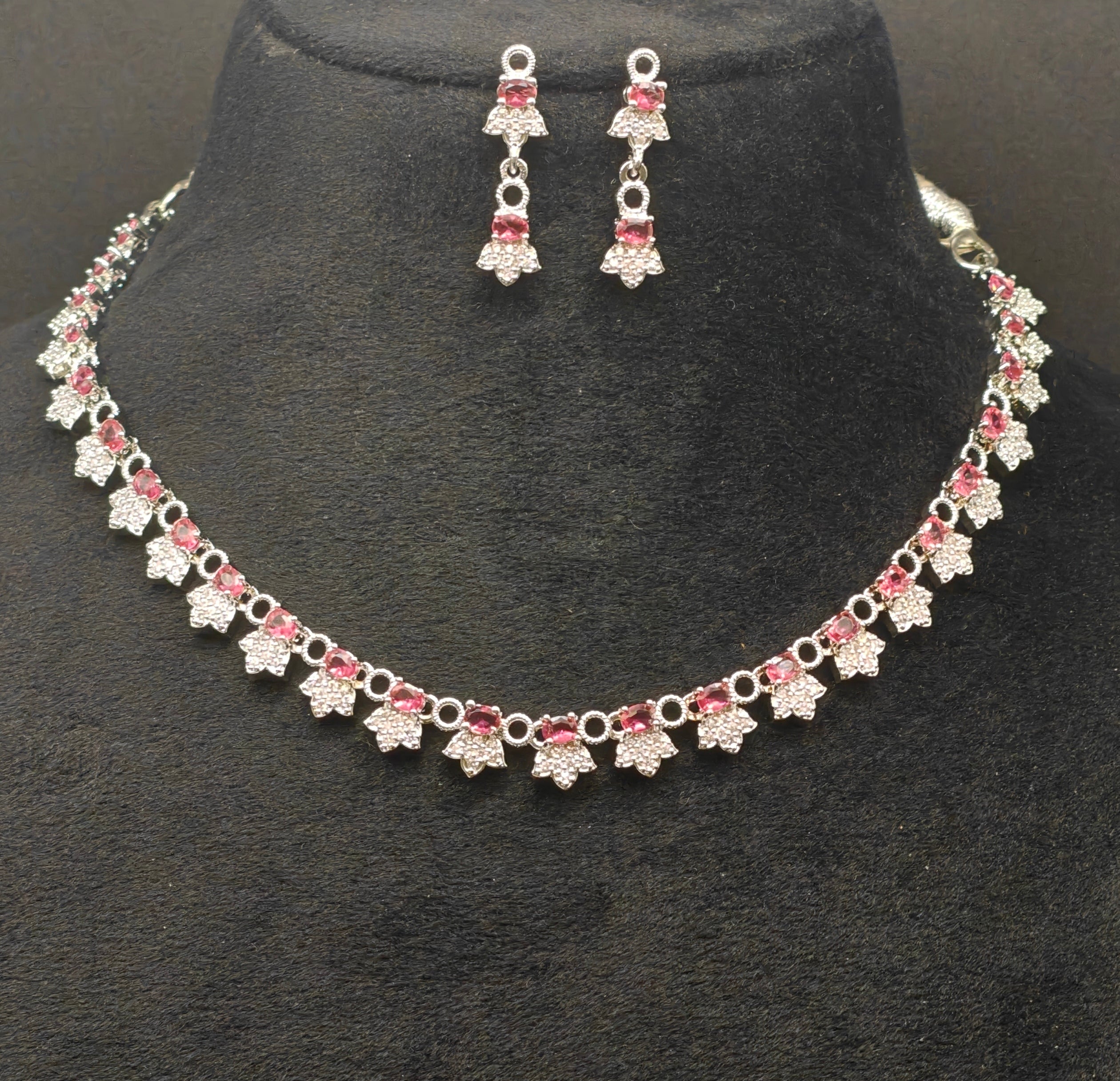 Silver necklace jewellery