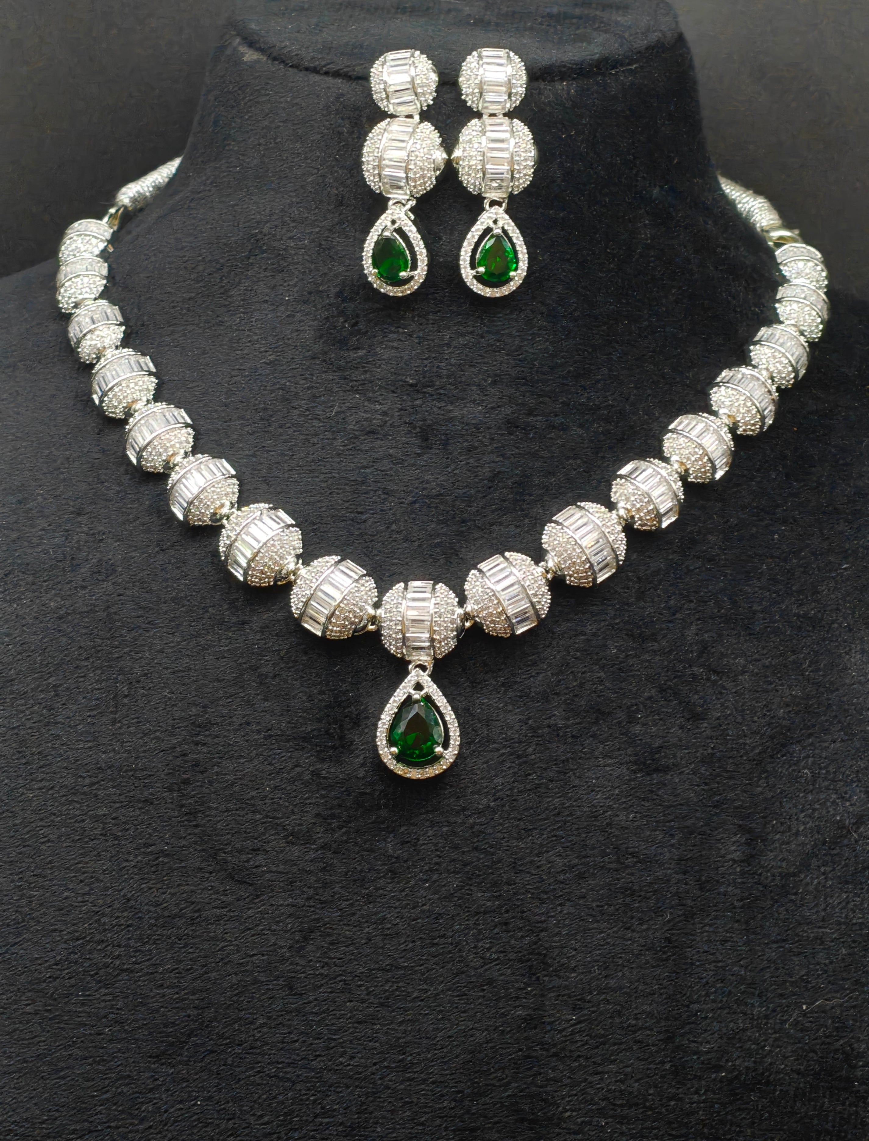 Silver necklace jewellery