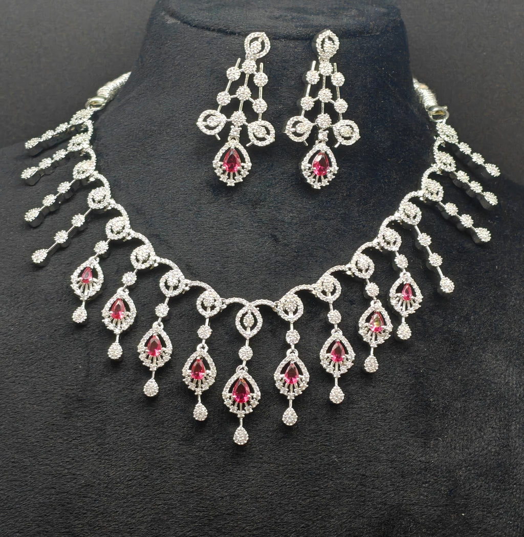 Silver necklace jewellery