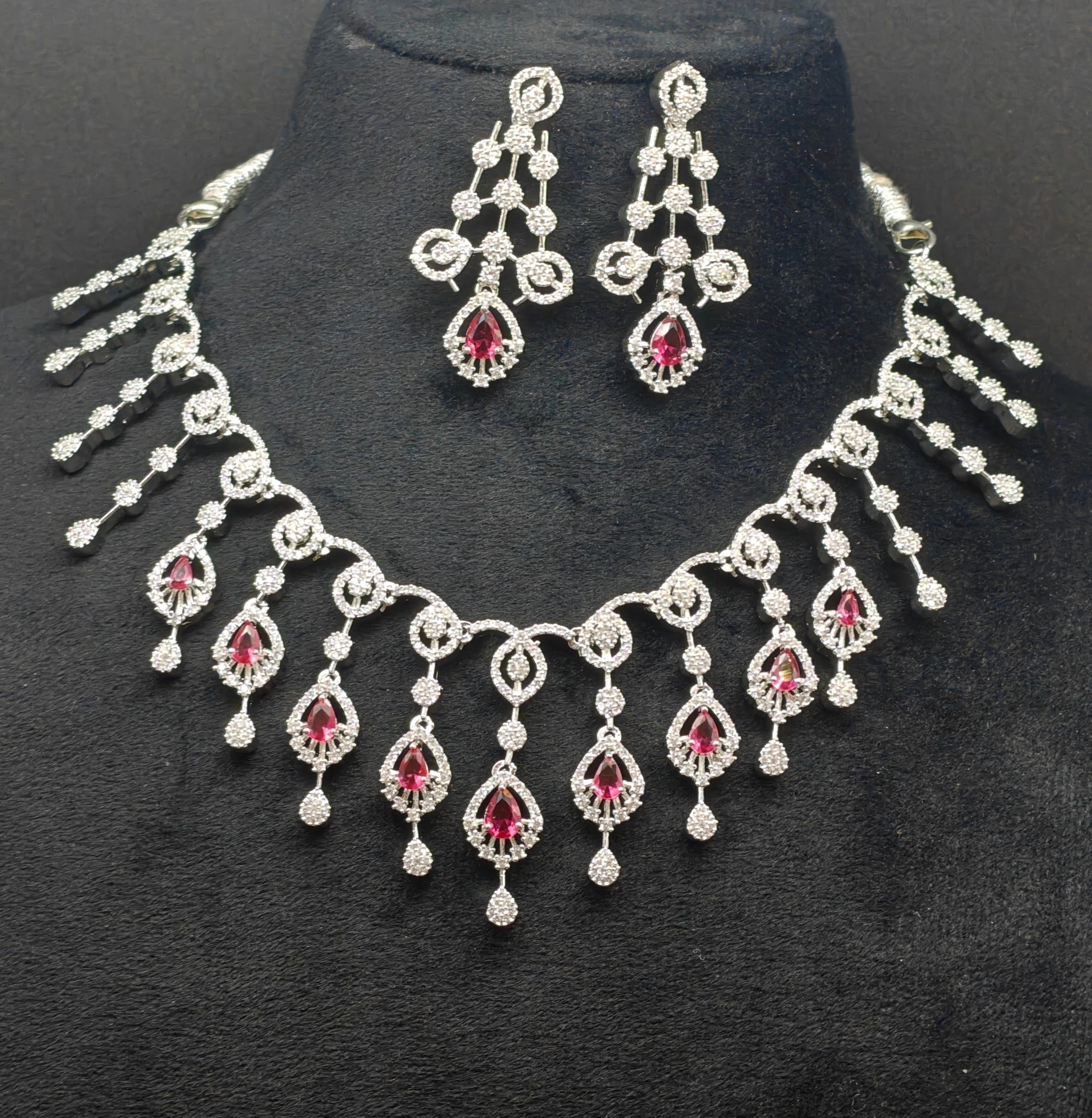 Silver necklace jewellery