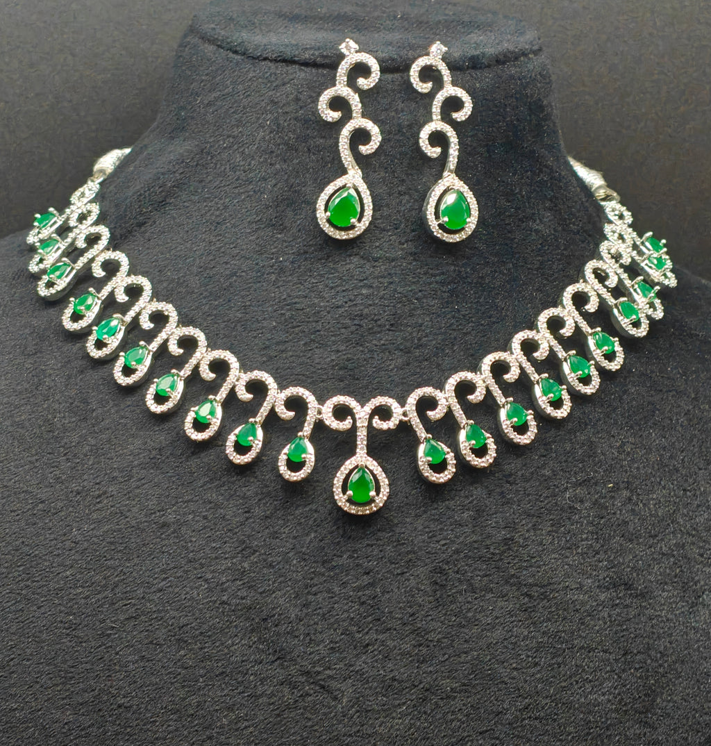 Silver necklace jewellery