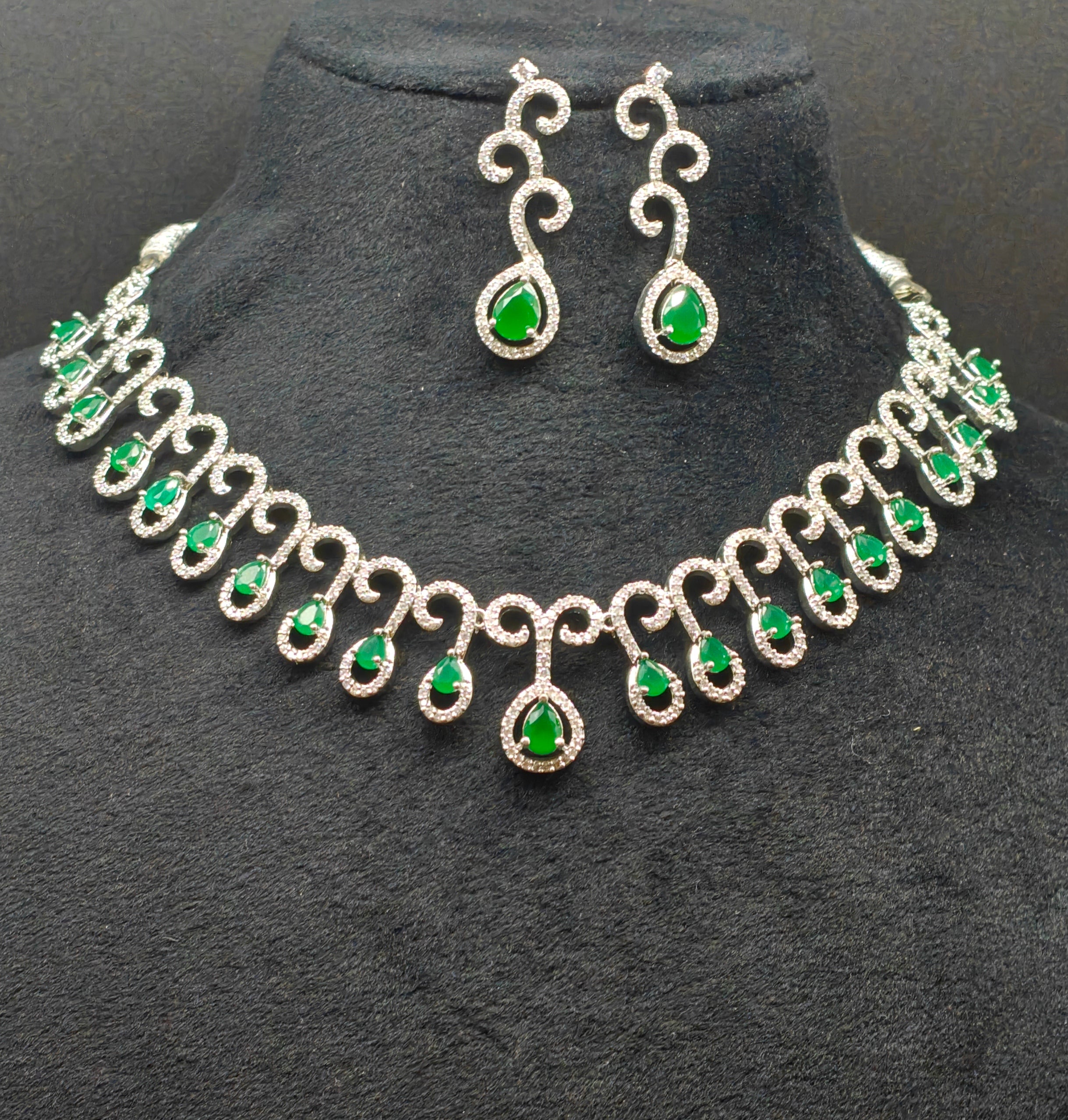 Silver necklace jewellery