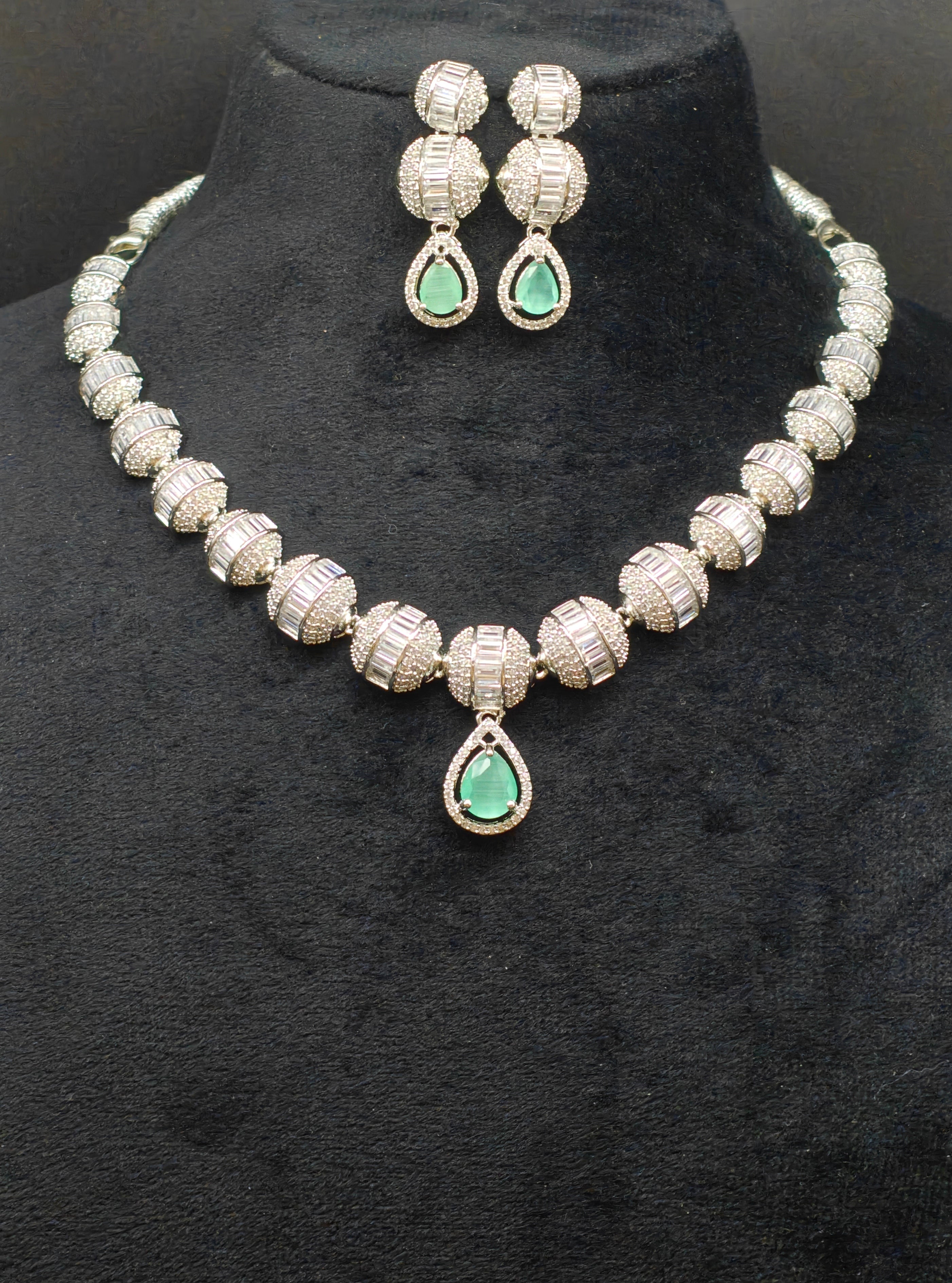 Silver necklace jewellery