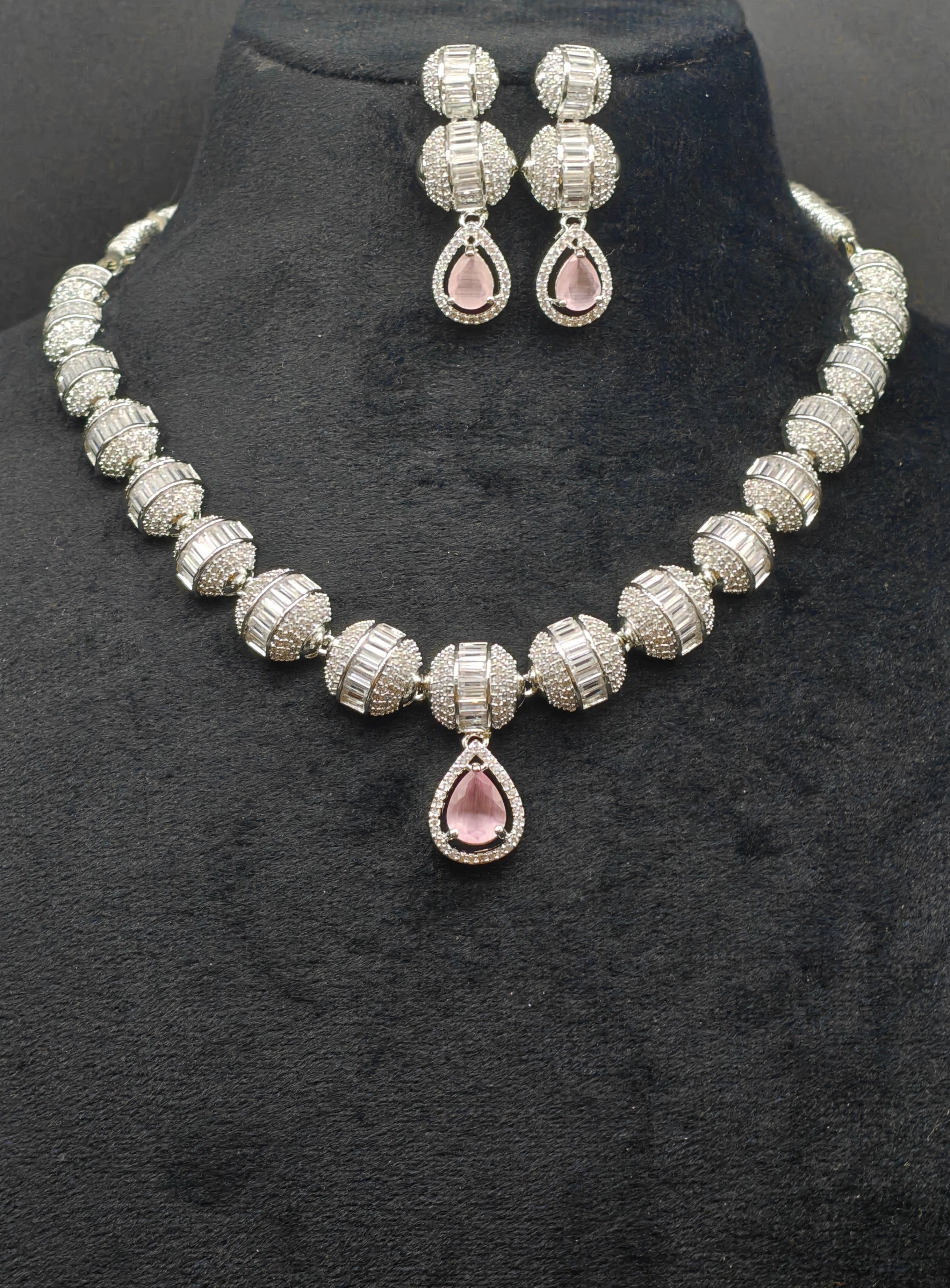 Silver necklace jewellery
