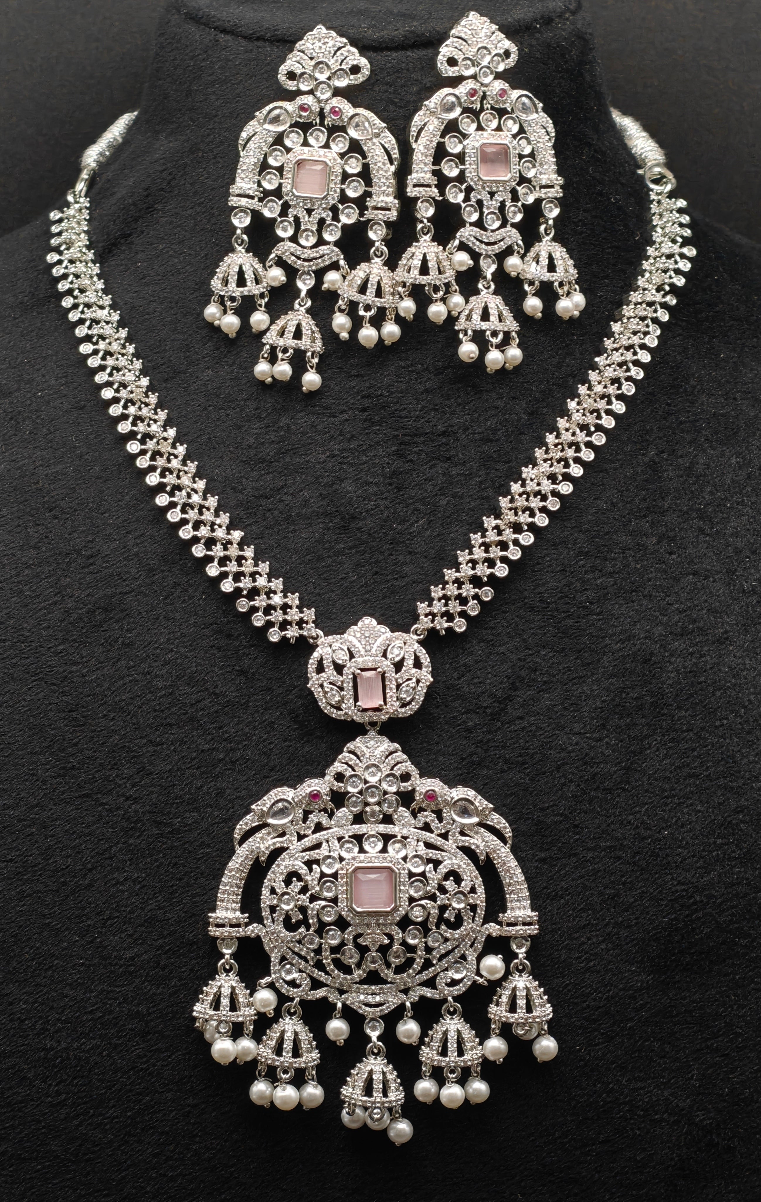 Silver necklace jewellery