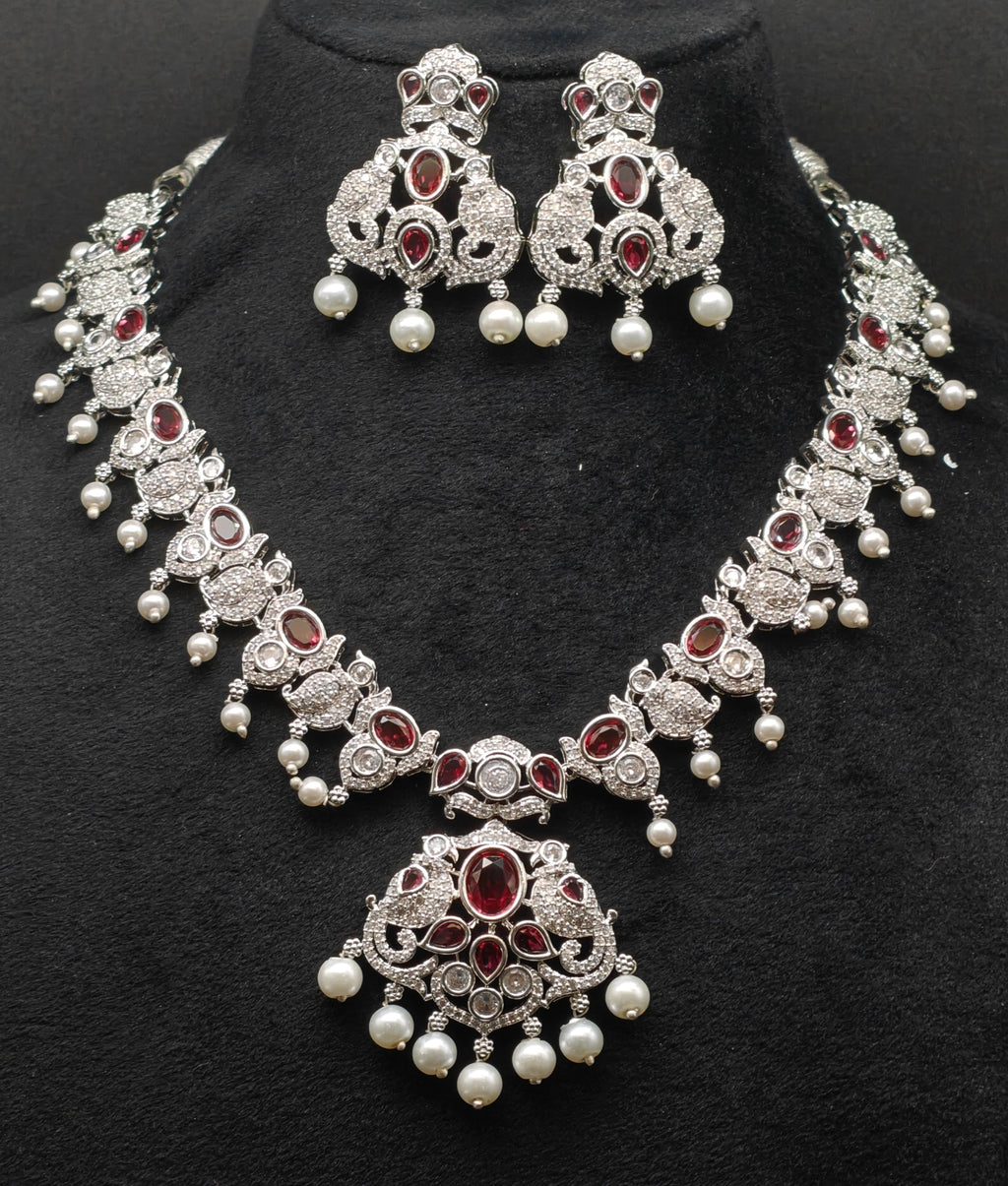 Silver necklace jewellery