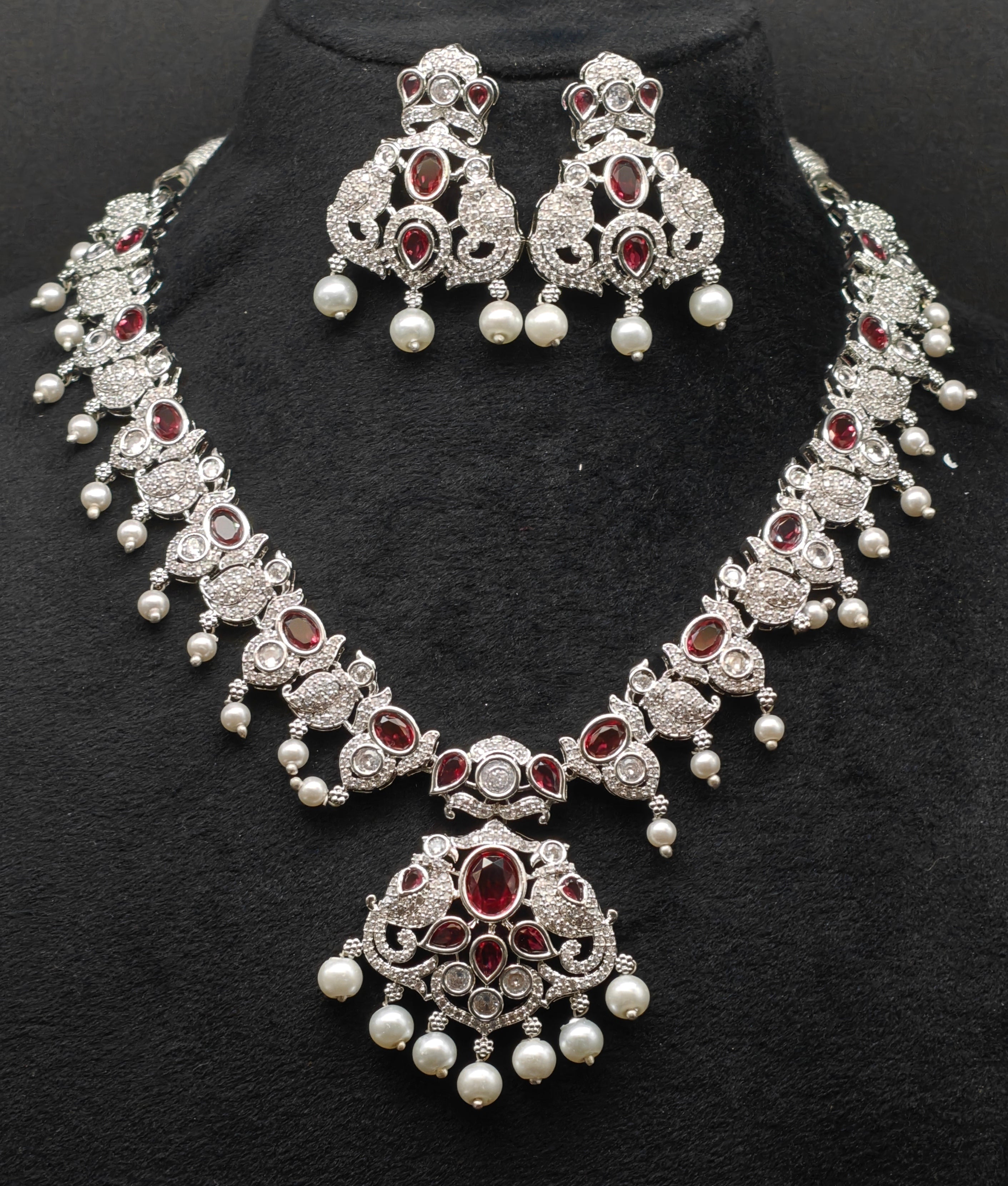 Silver necklace jewellery