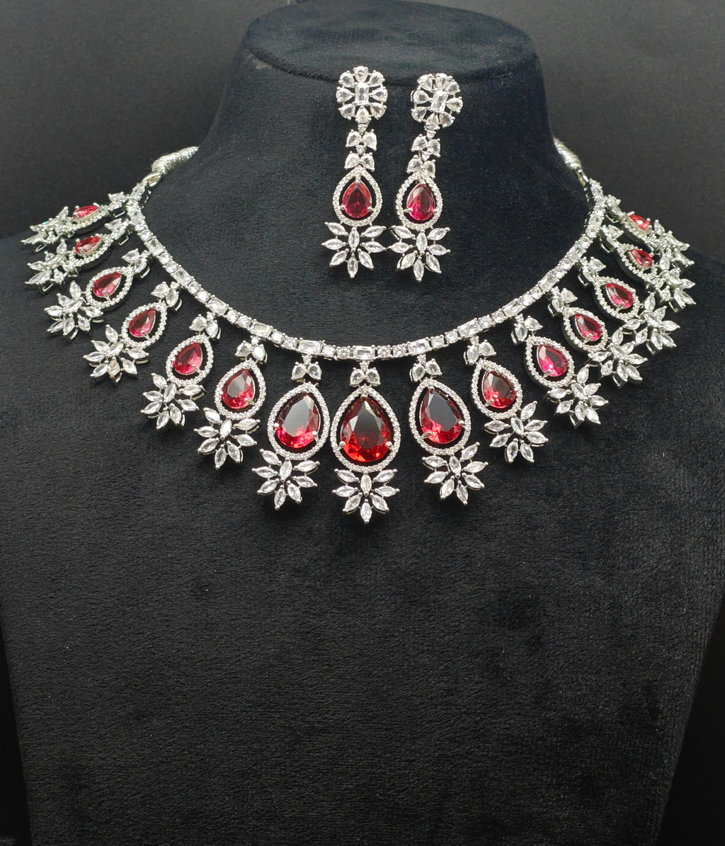 Silver necklace jewellery