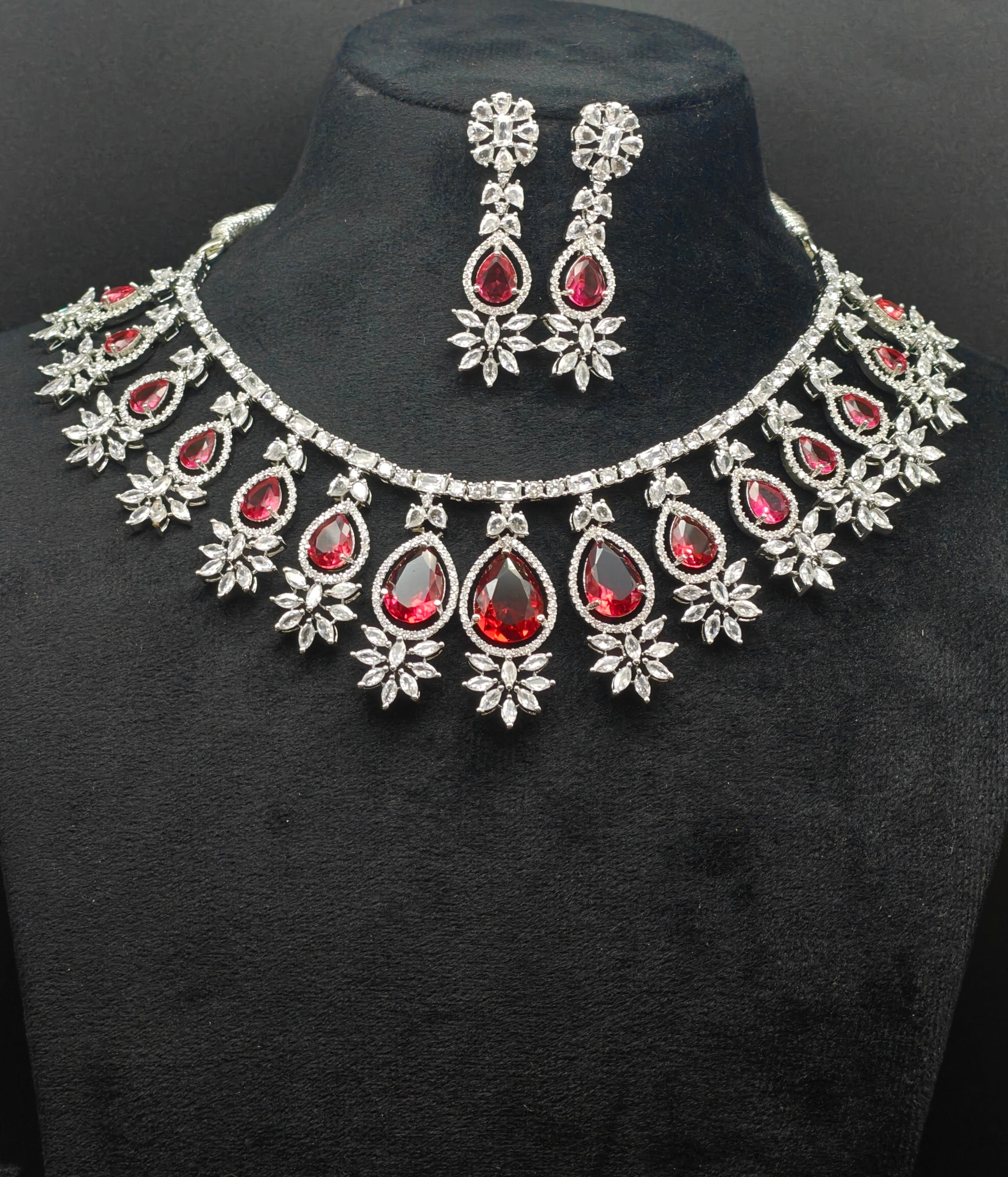 Silver necklace jewellery