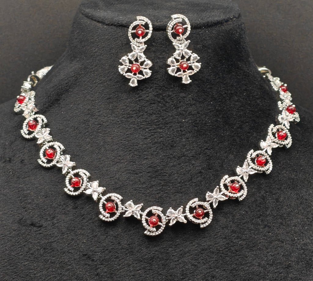 Silver necklace jewellery