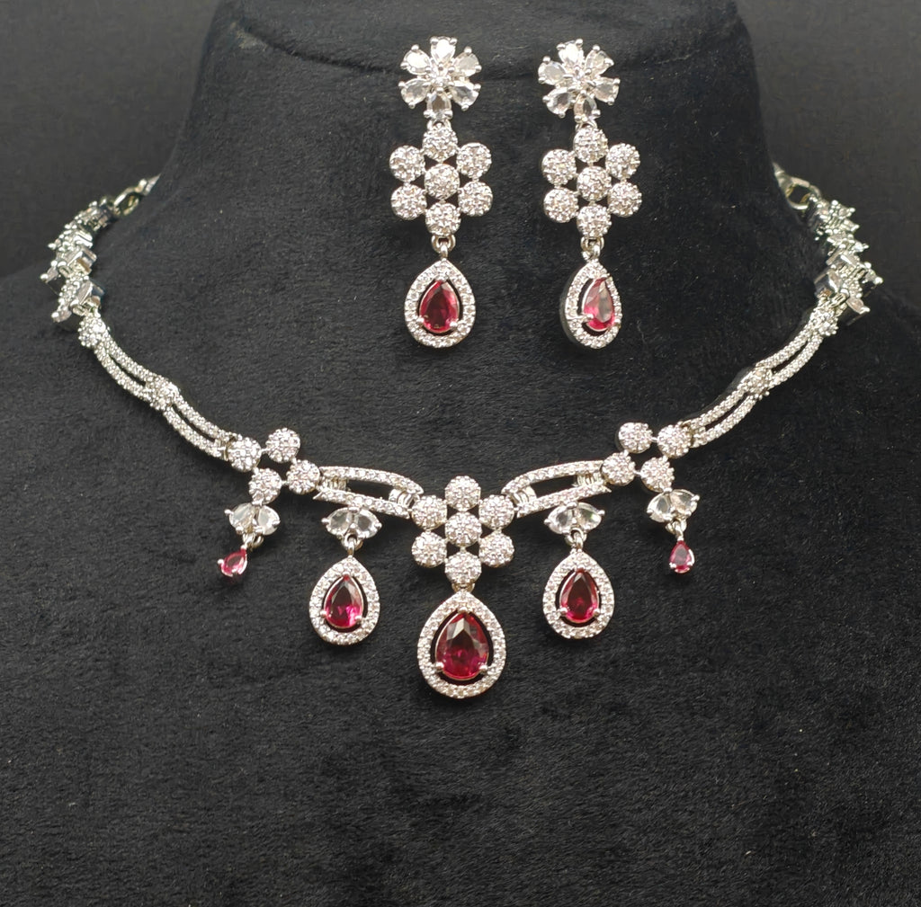 Silver necklace jewellery