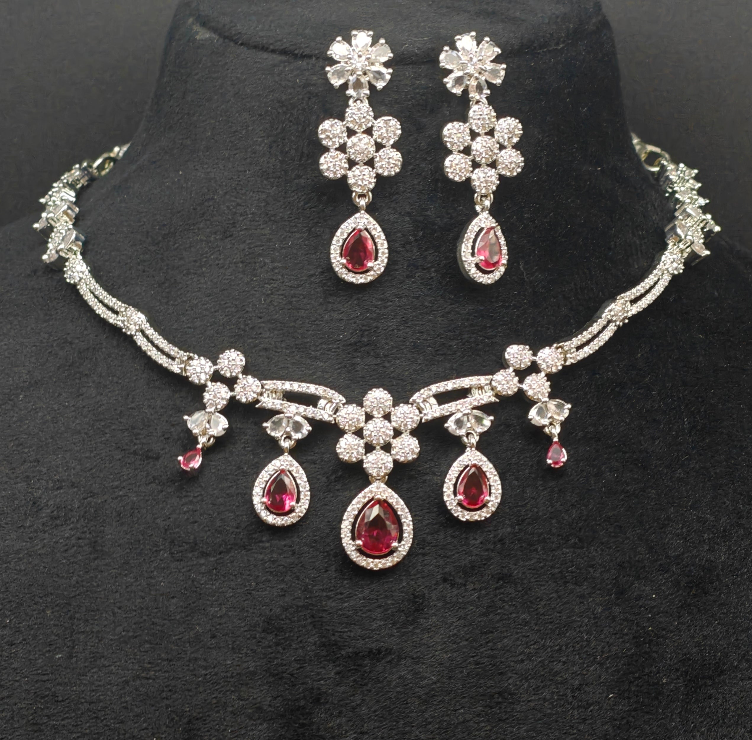 Silver necklace jewellery