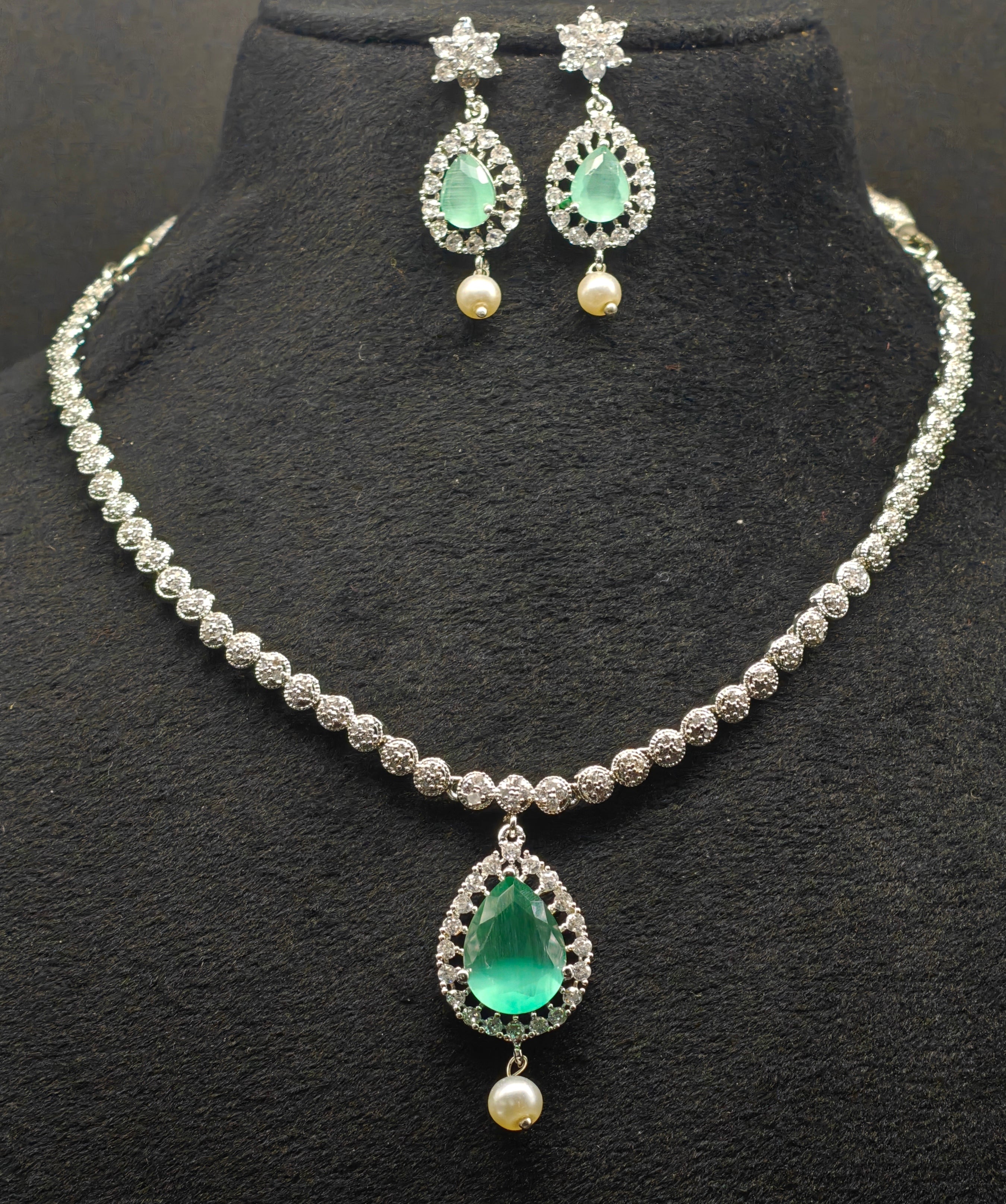 Silver necklace jewellery