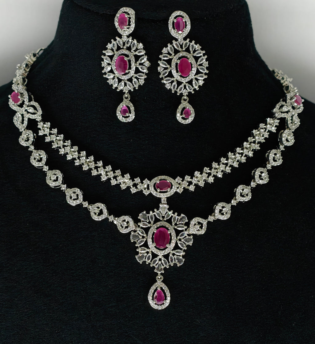Silver necklace jewellery