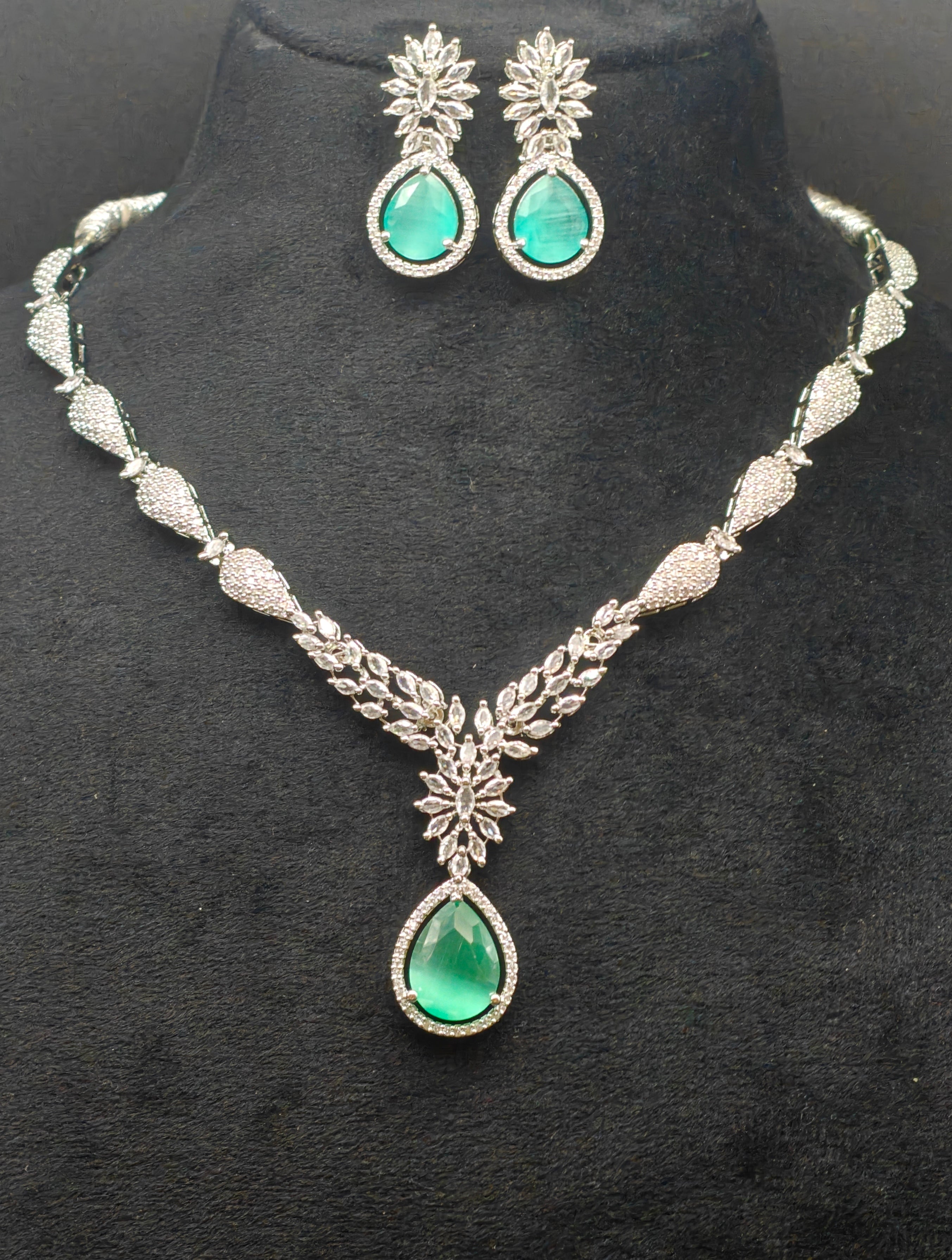 Silver necklace jewellery