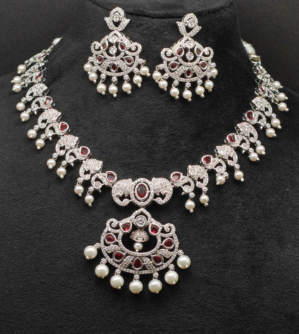 Silver necklace jewellery