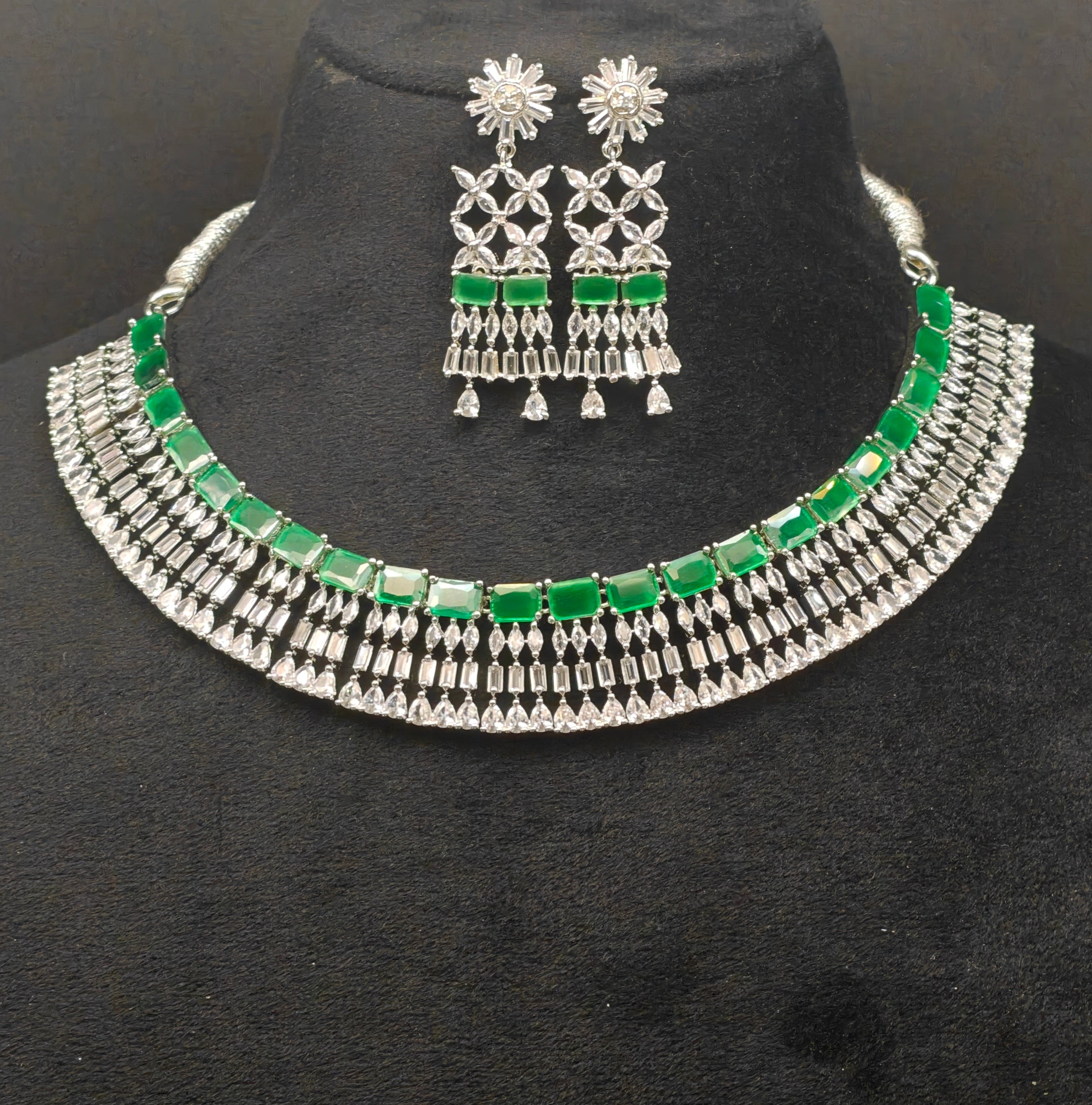 Silver necklace jewellery