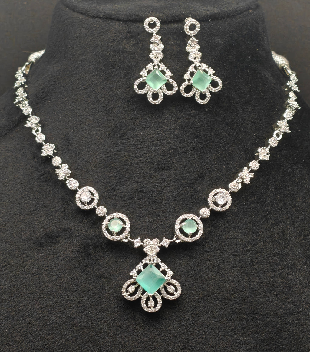 Silver necklace jewellery
