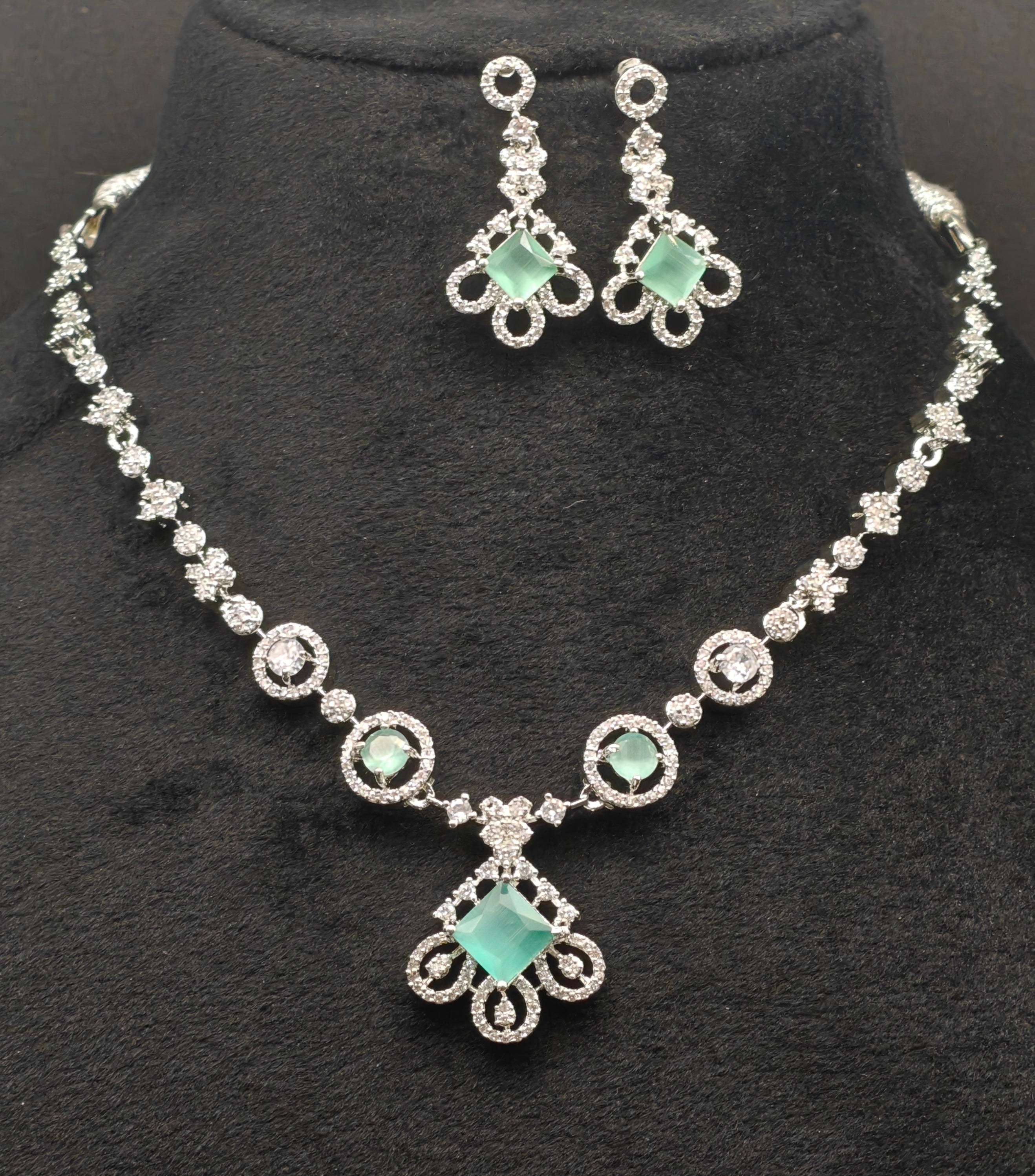 Silver necklace jewellery