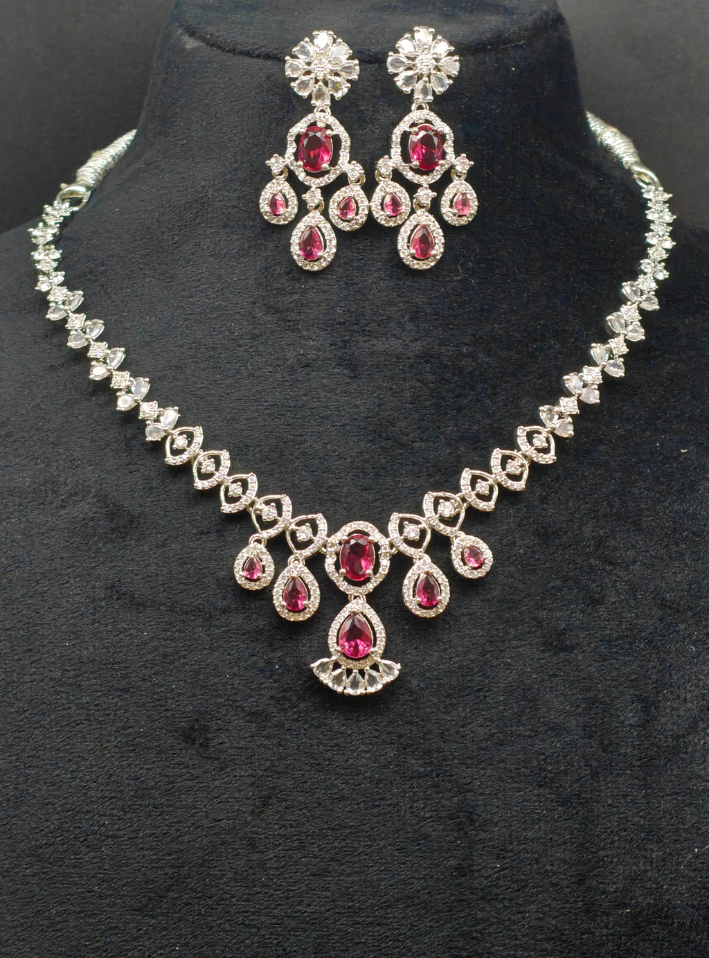 Silver necklace jewellery