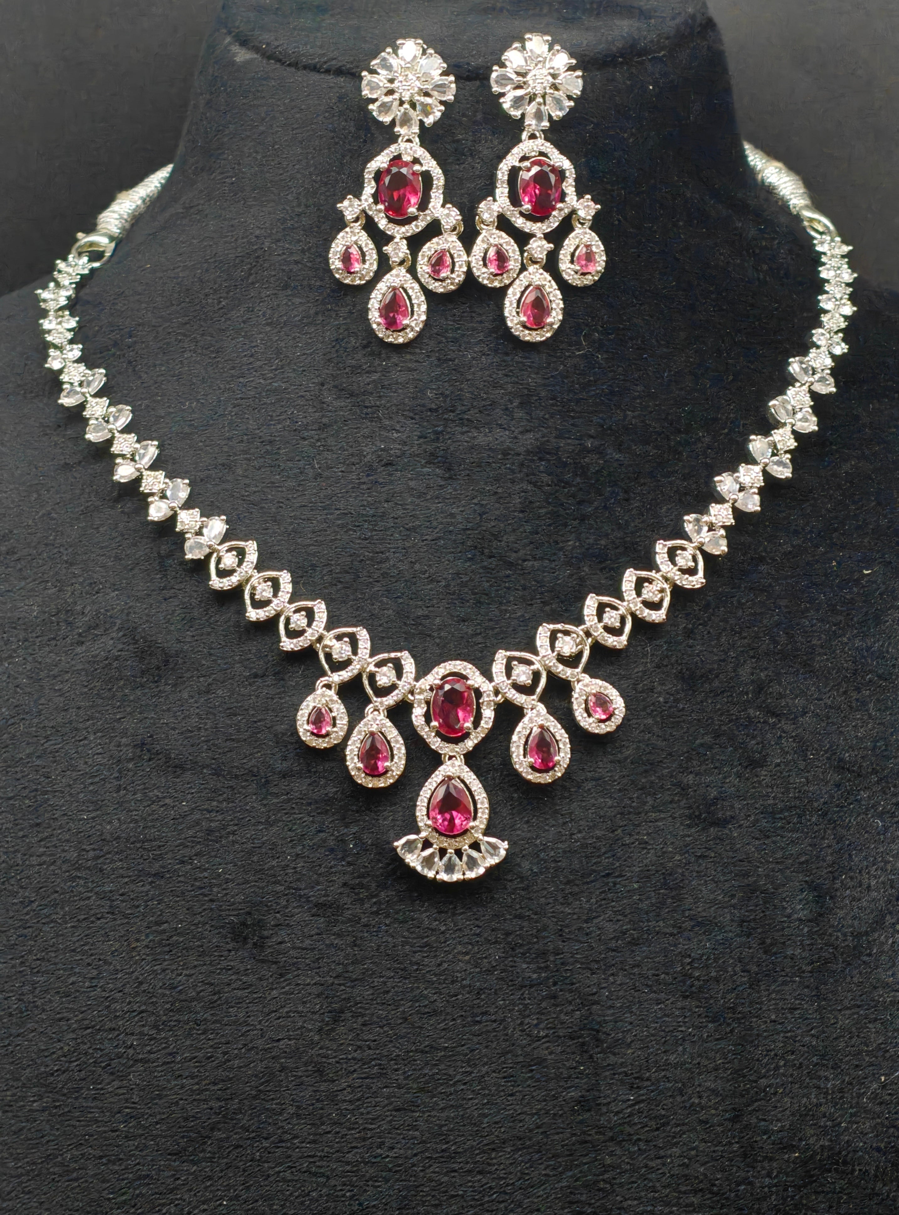 Silver necklace jewellery