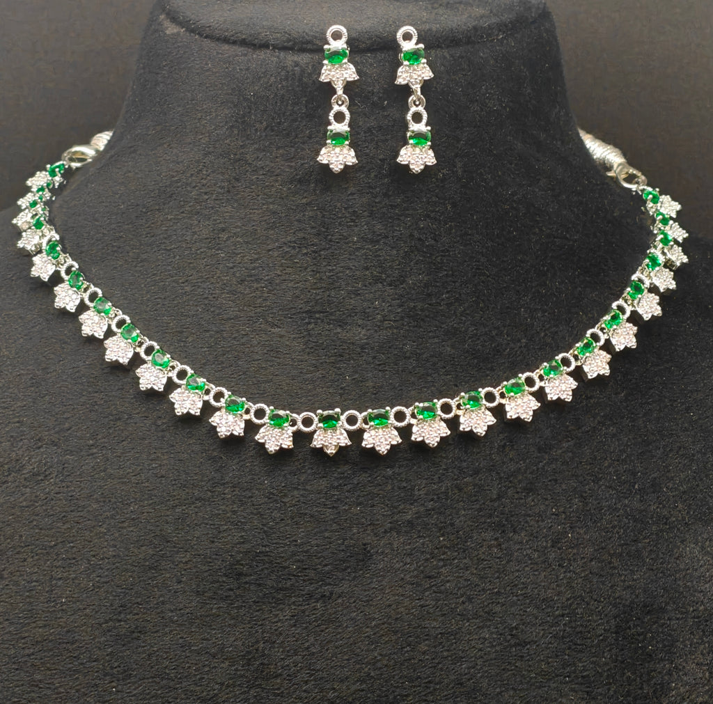 Silver necklace jewellery
