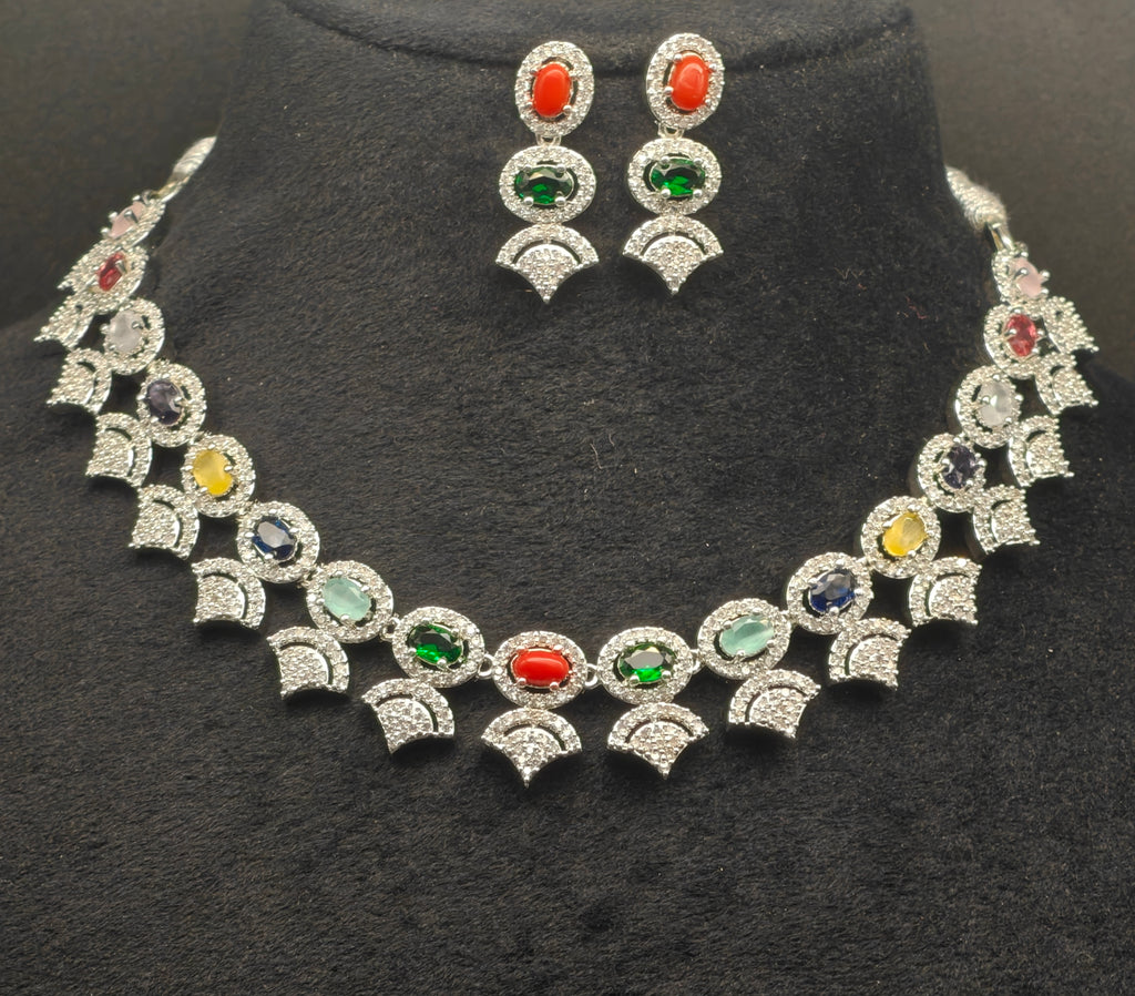 Silver necklace jewellery