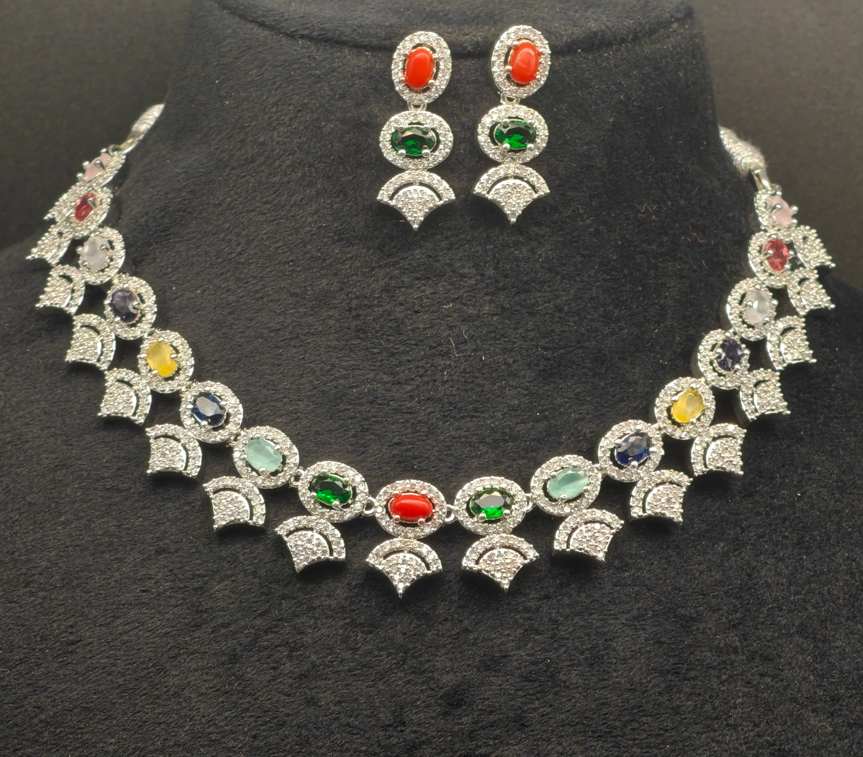 Silver necklace jewellery