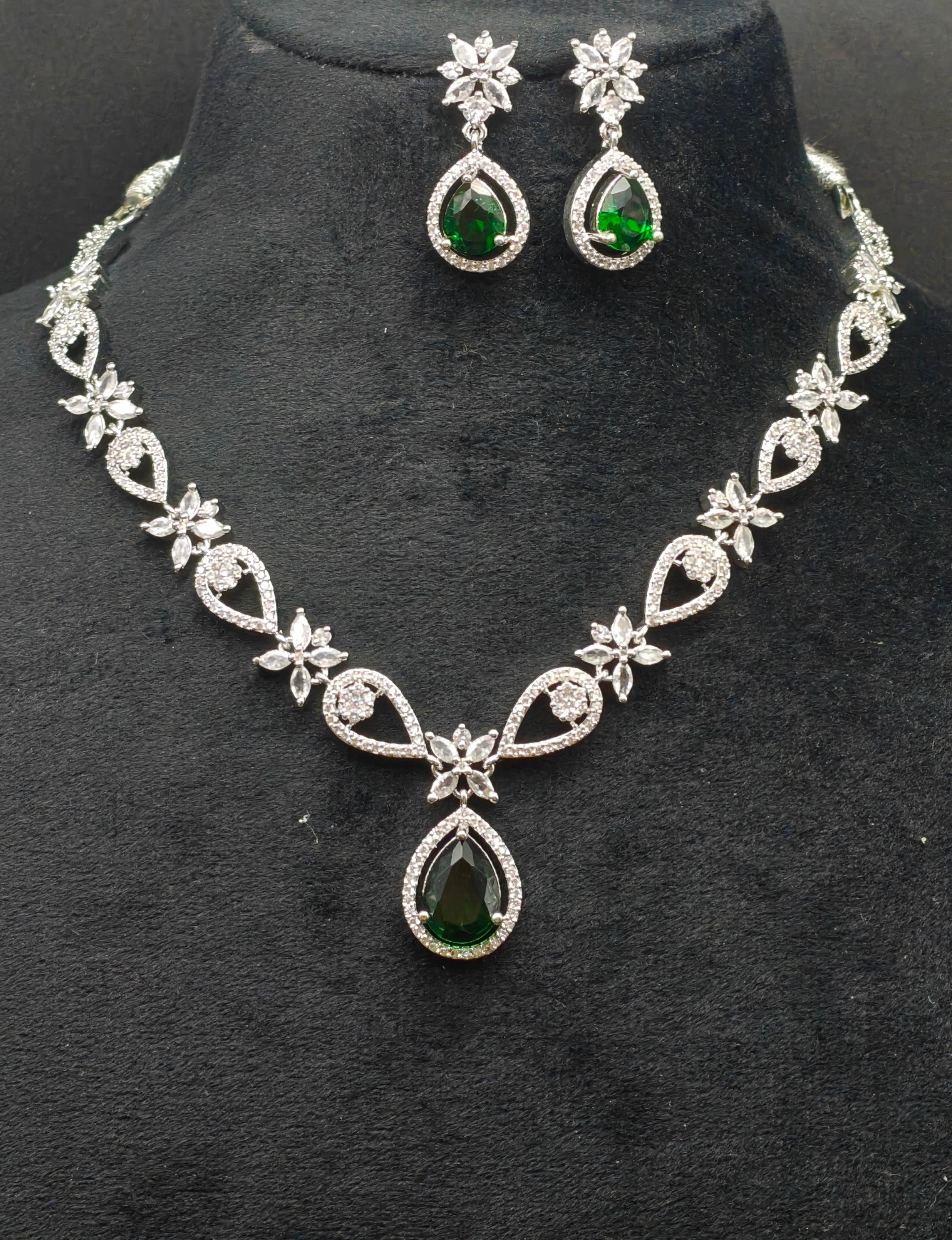 Silver necklace jewellery