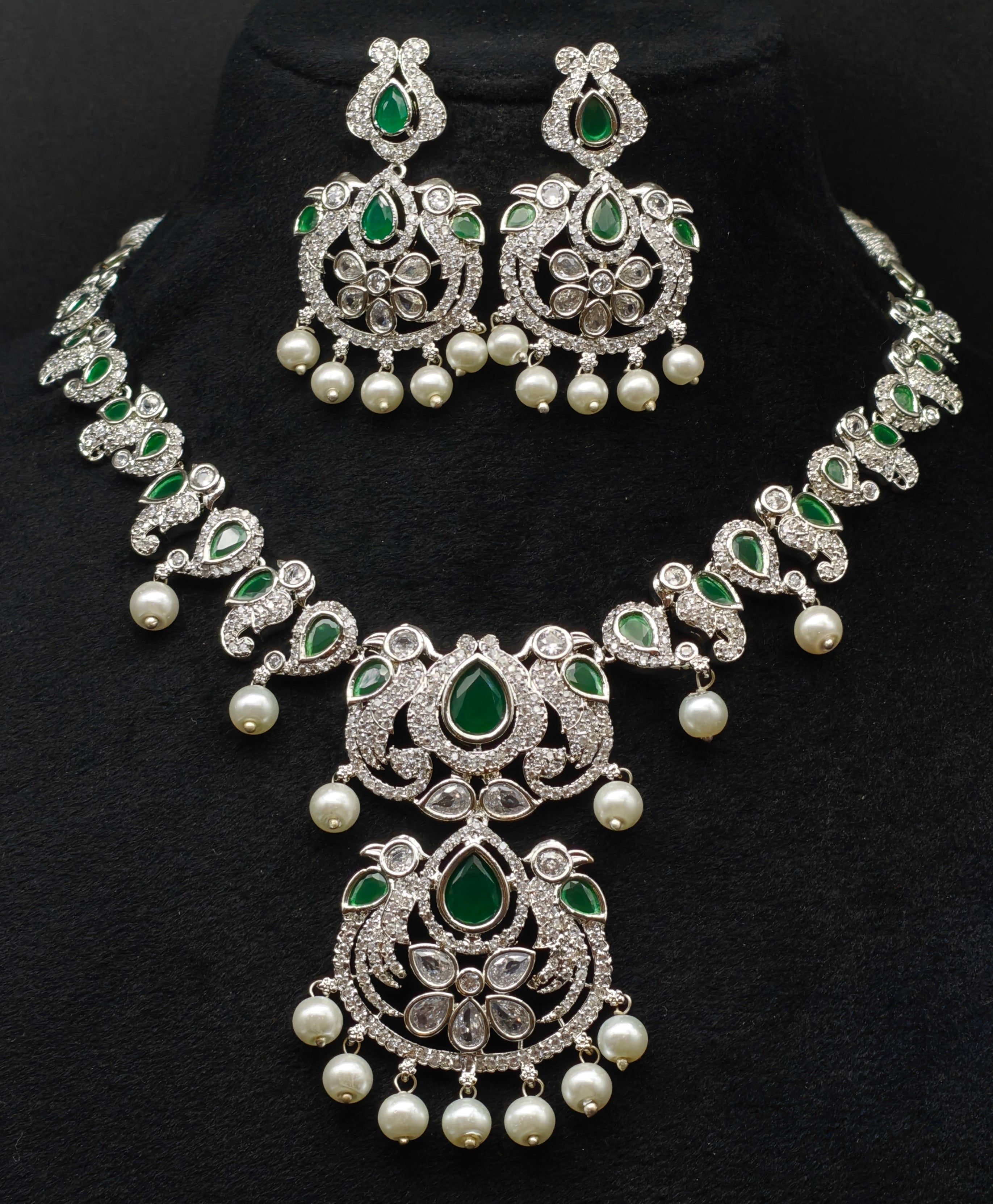 Silver necklace jewellery