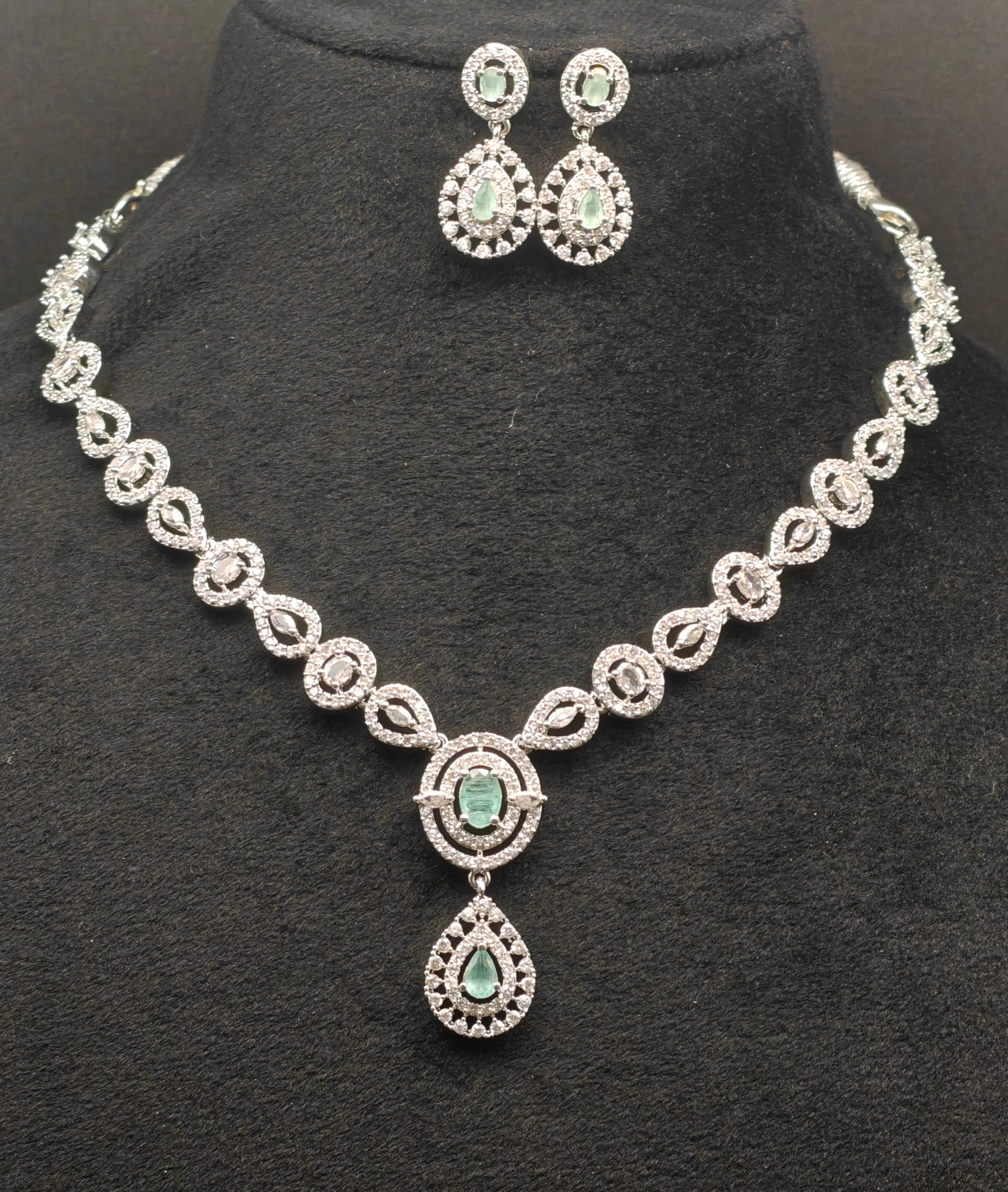Silver necklace jewellery