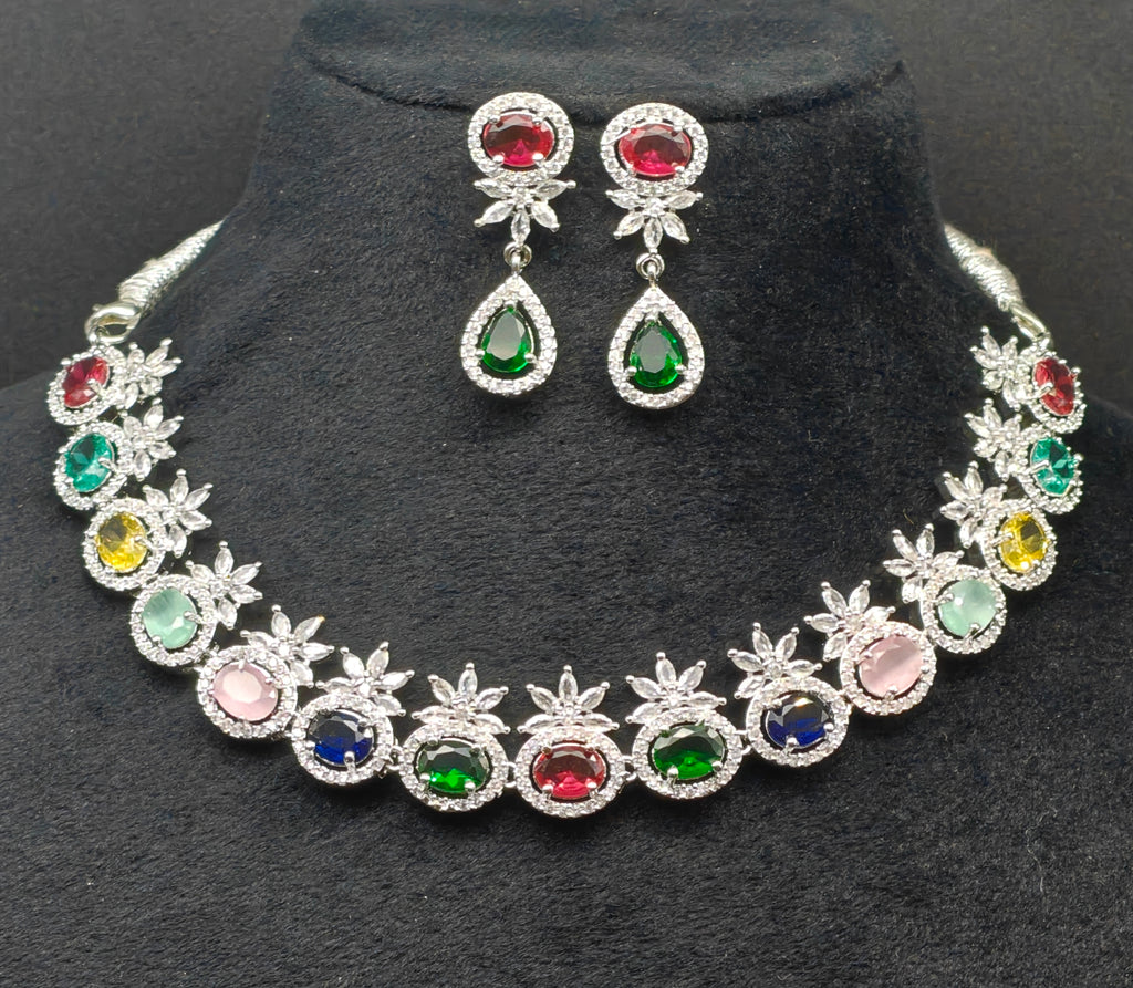 Silver necklace jewellery