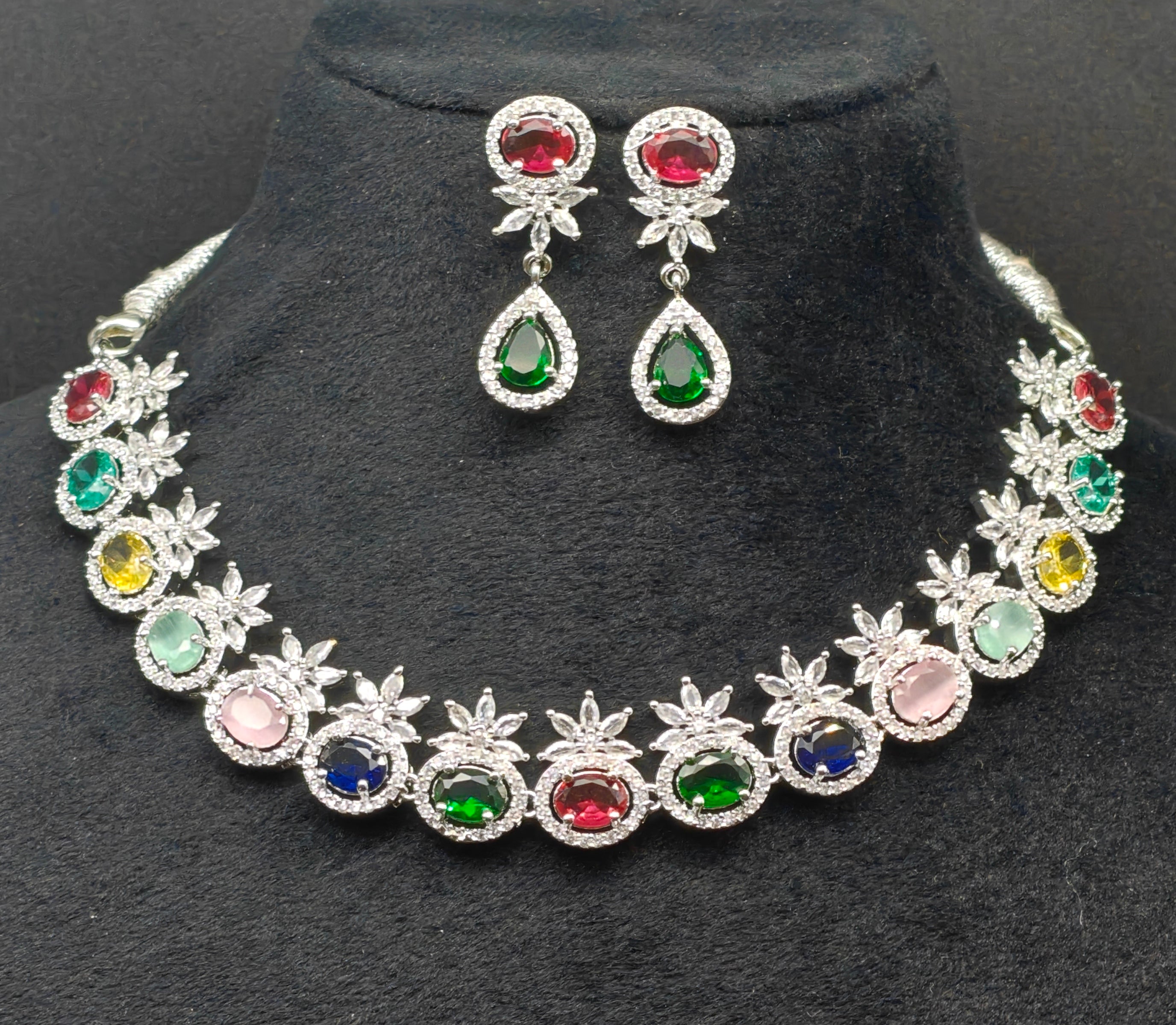 Silver necklace jewellery