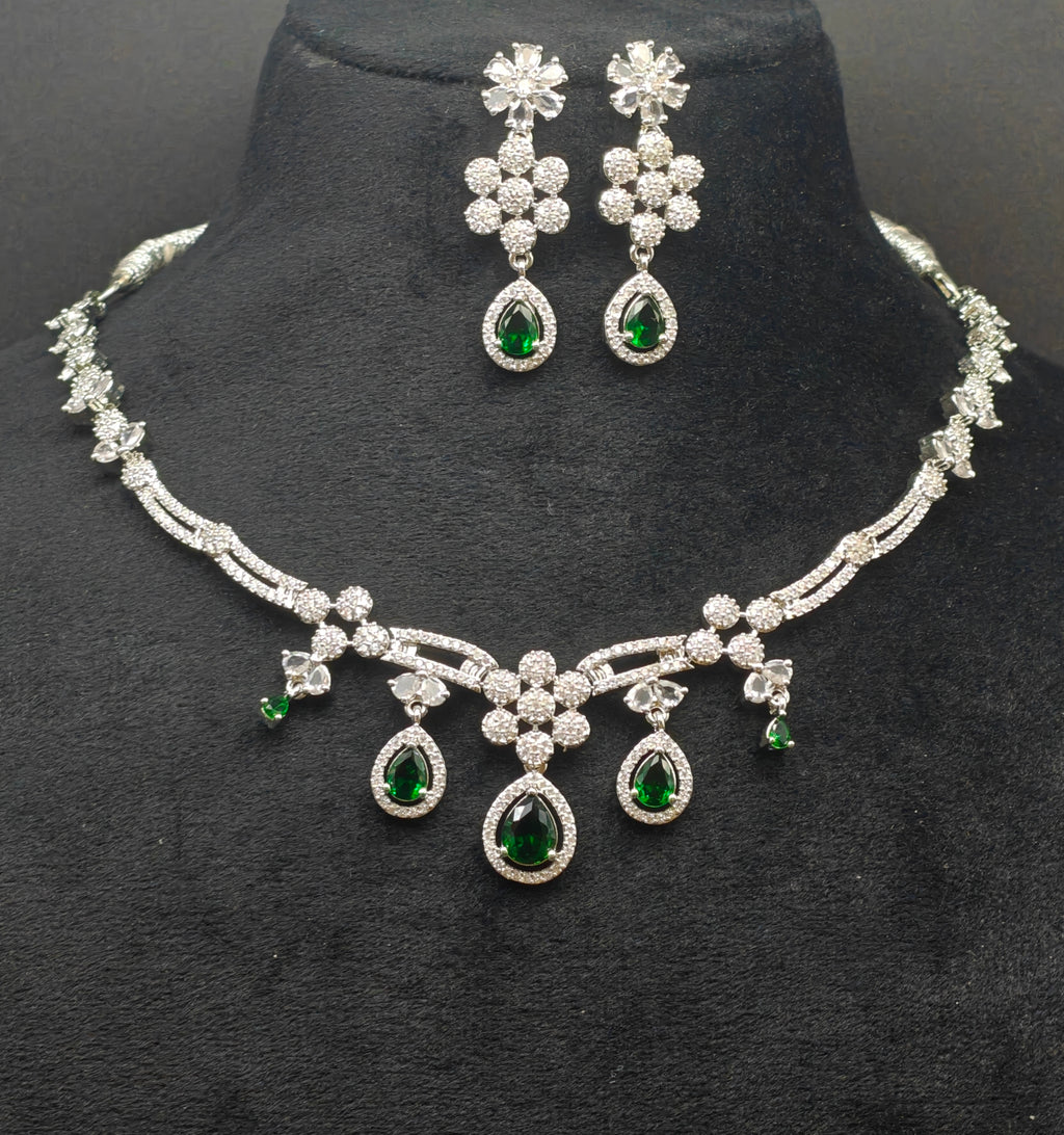 Silver necklace jewellery