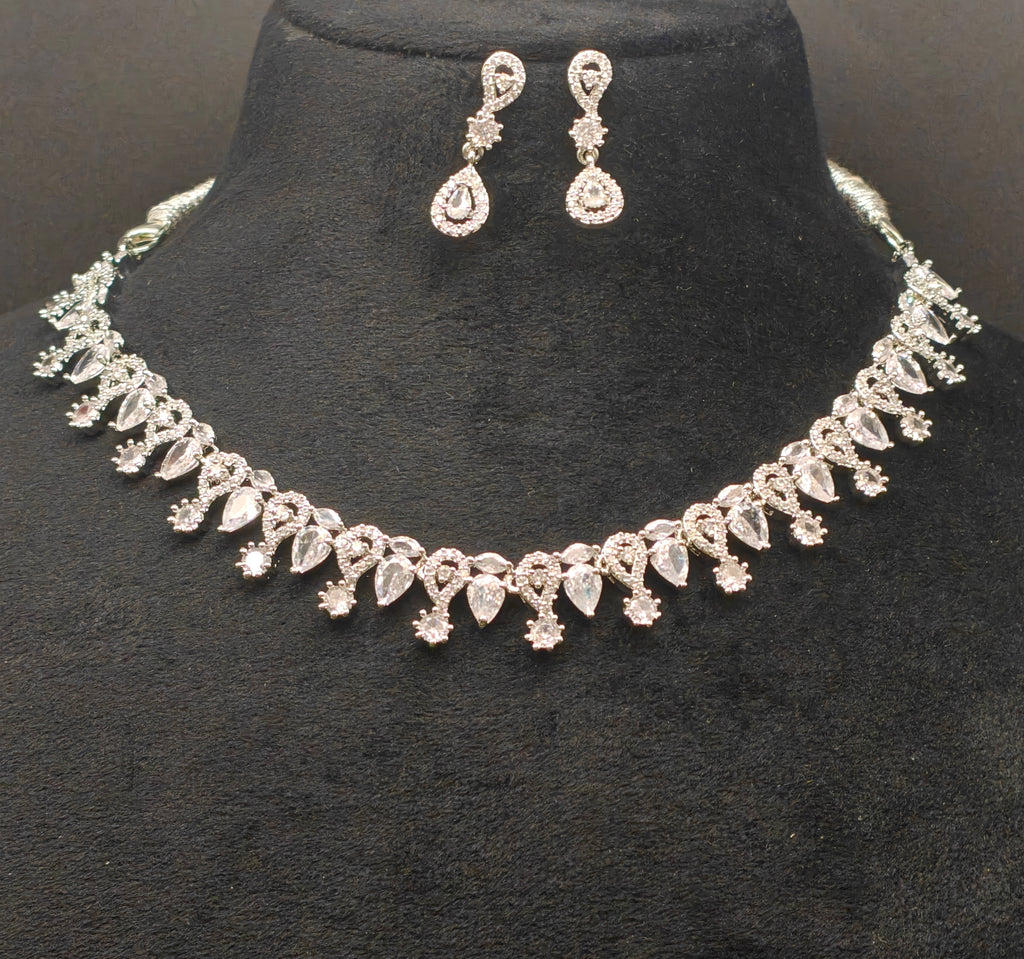 Silver necklace jewellery