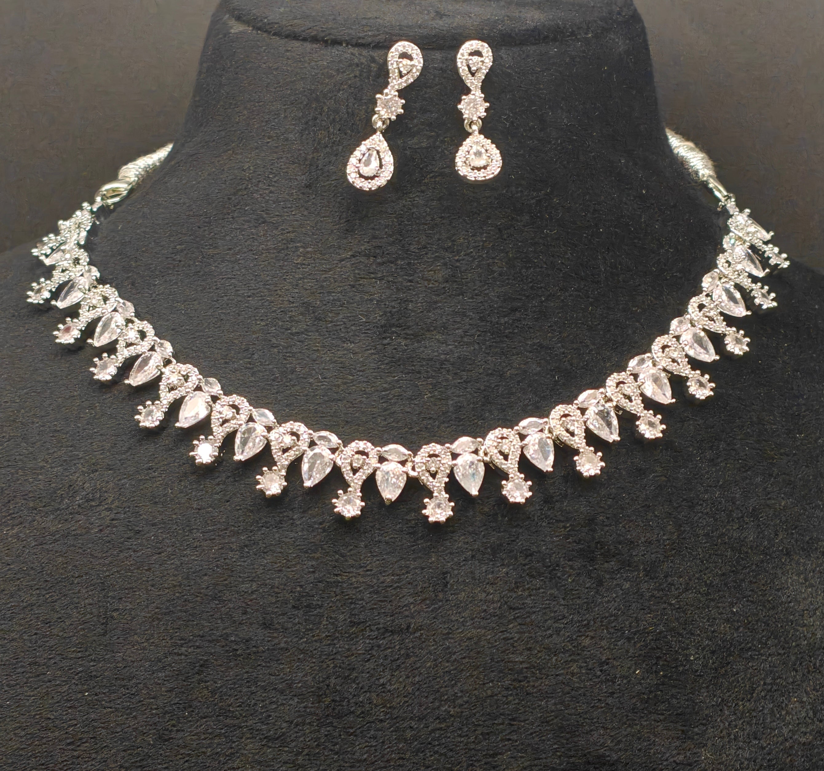 Silver necklace jewellery