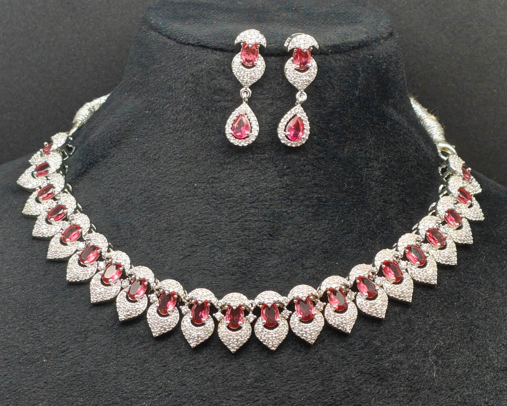 Silver necklace jewellery
