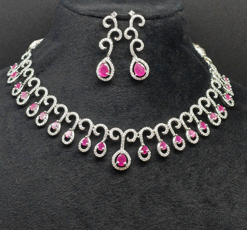 Silver necklace jewellery