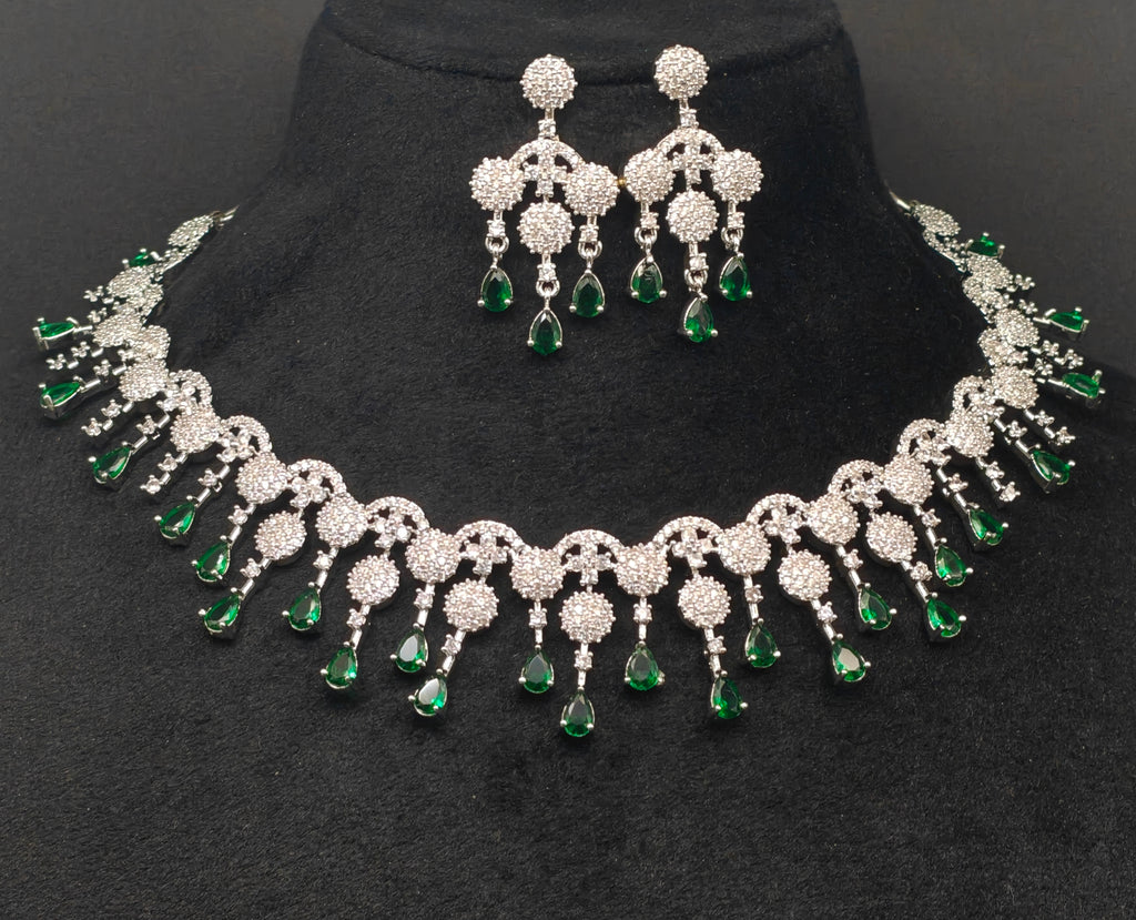 Silver necklace jewellery