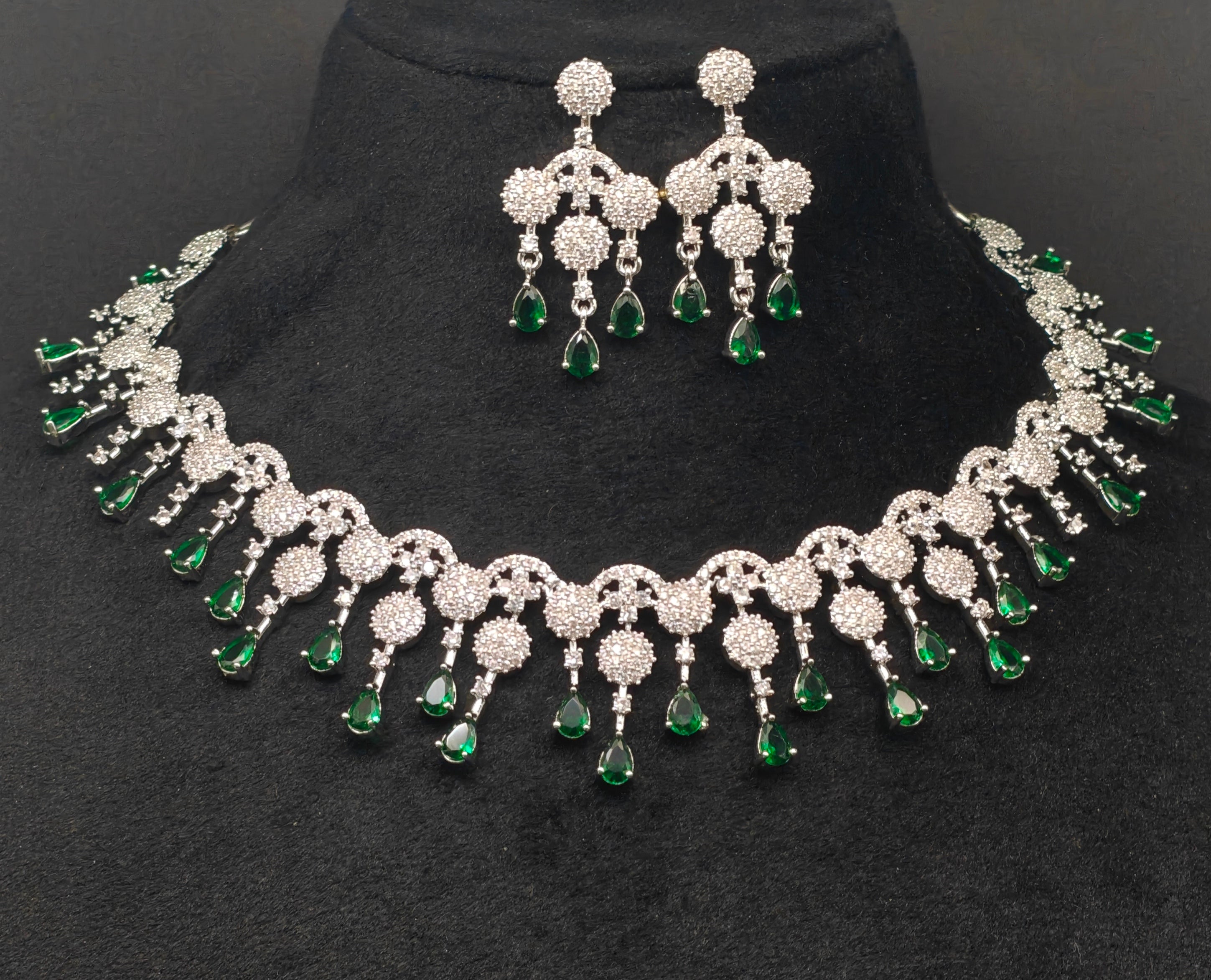 Silver necklace jewellery