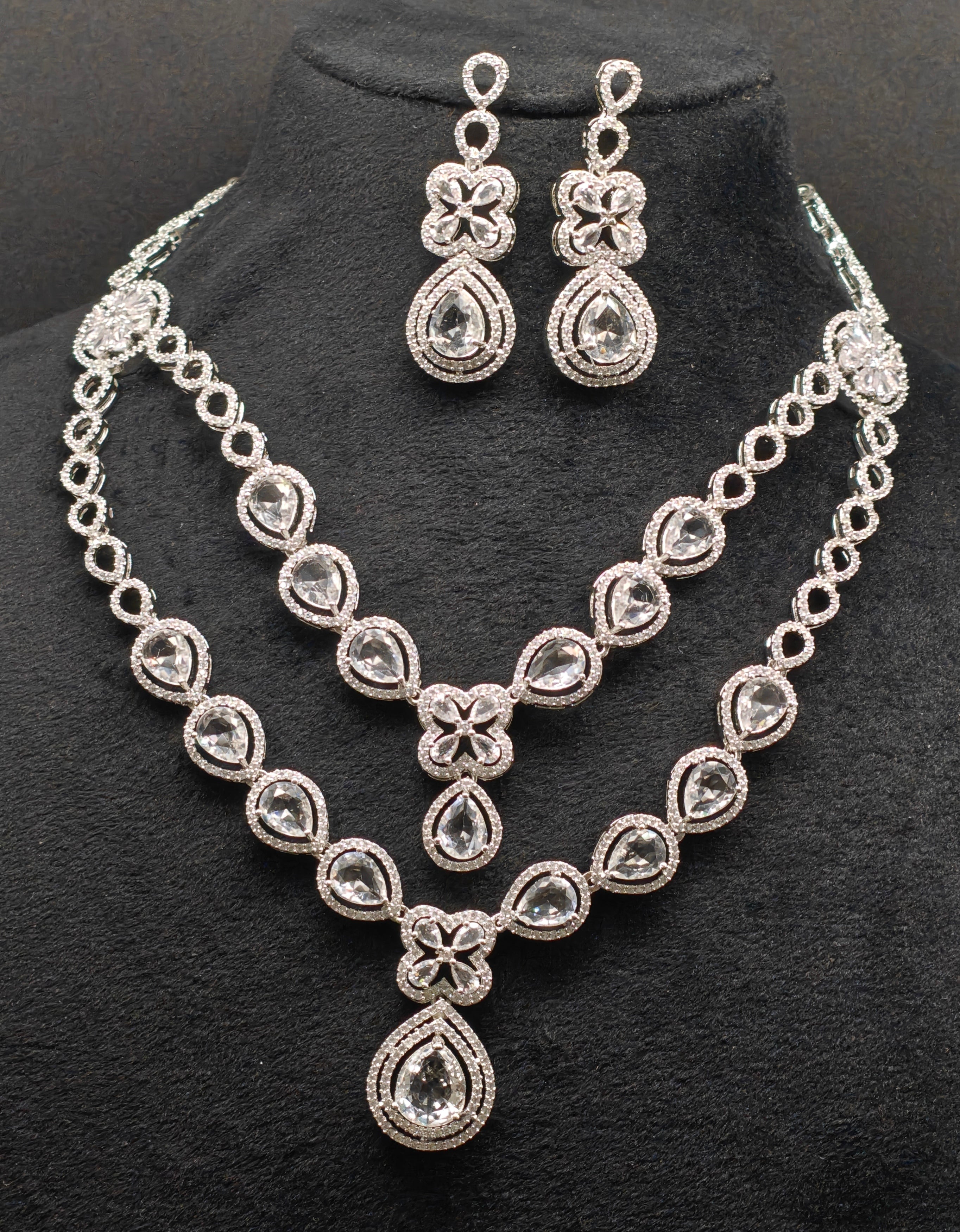 Silver necklace jewellery