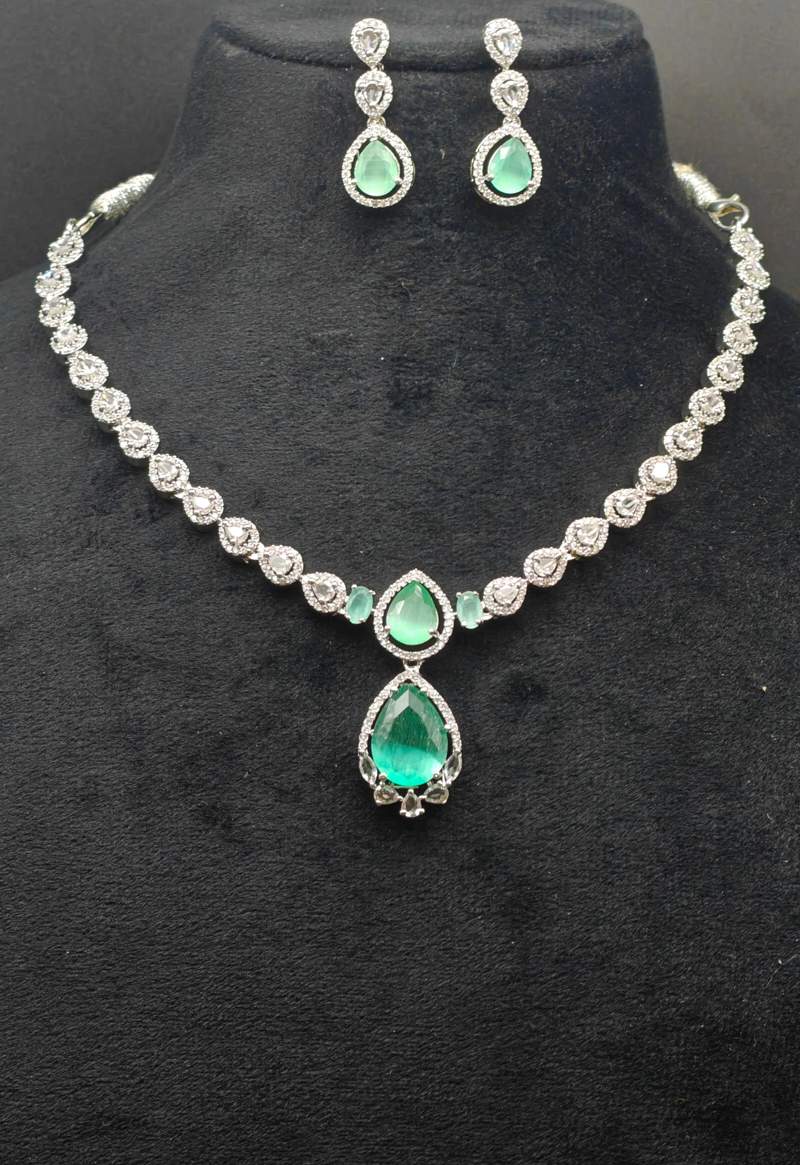 Silver necklace jewellery