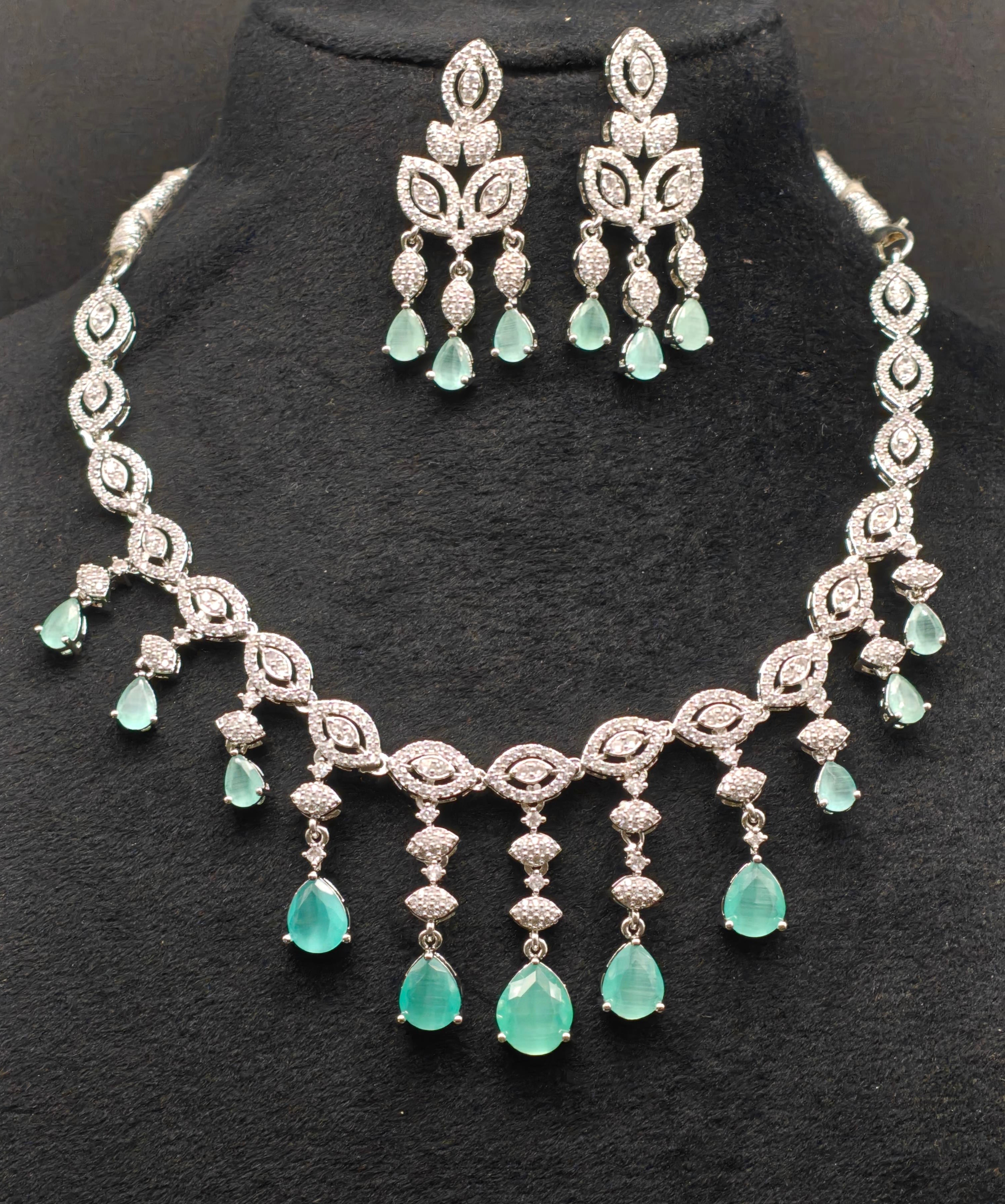 Silver necklace jewellery