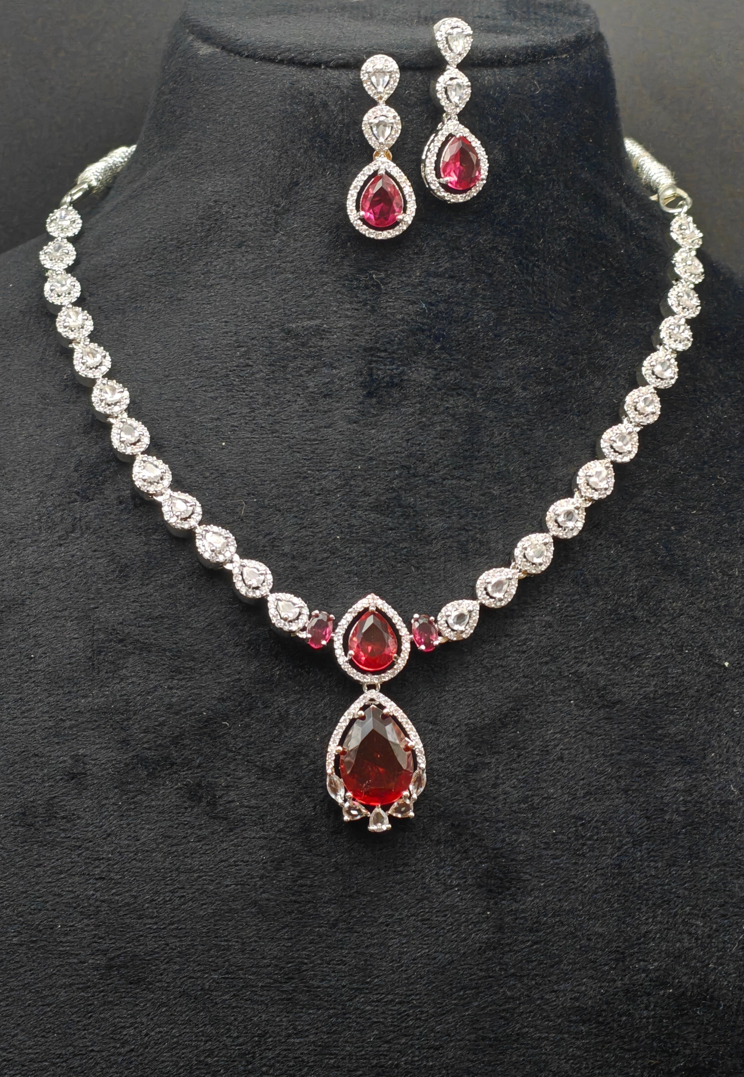 Silver necklace jewellery