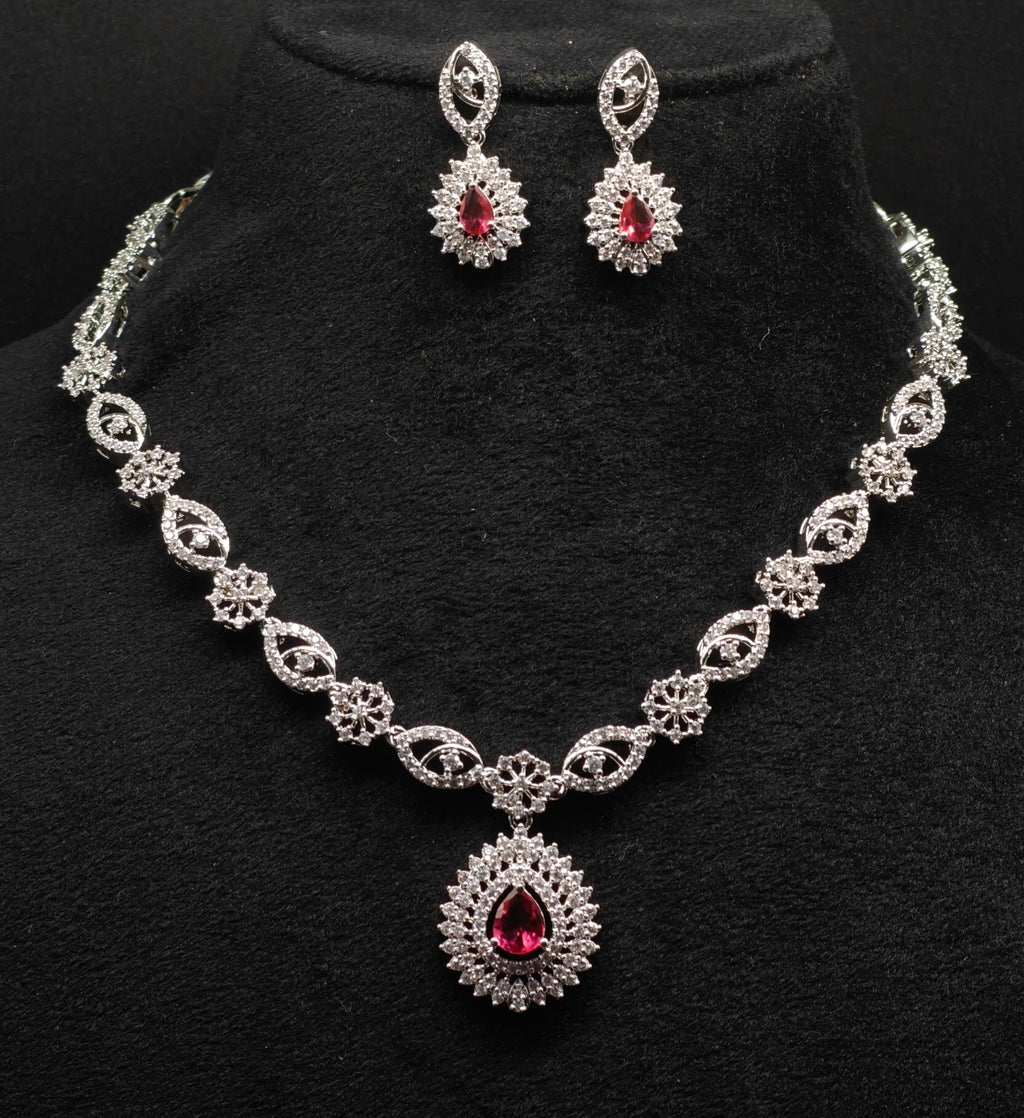 Silver necklace jewellery