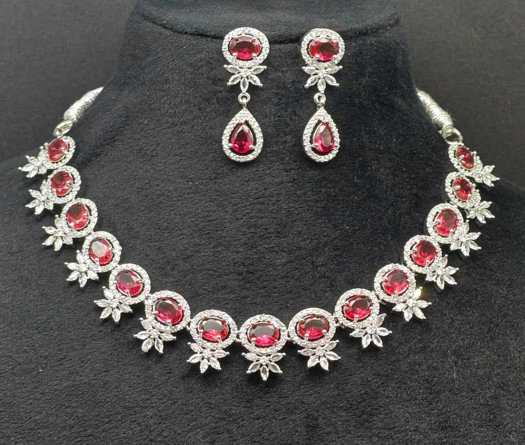 Silver necklace jewellery