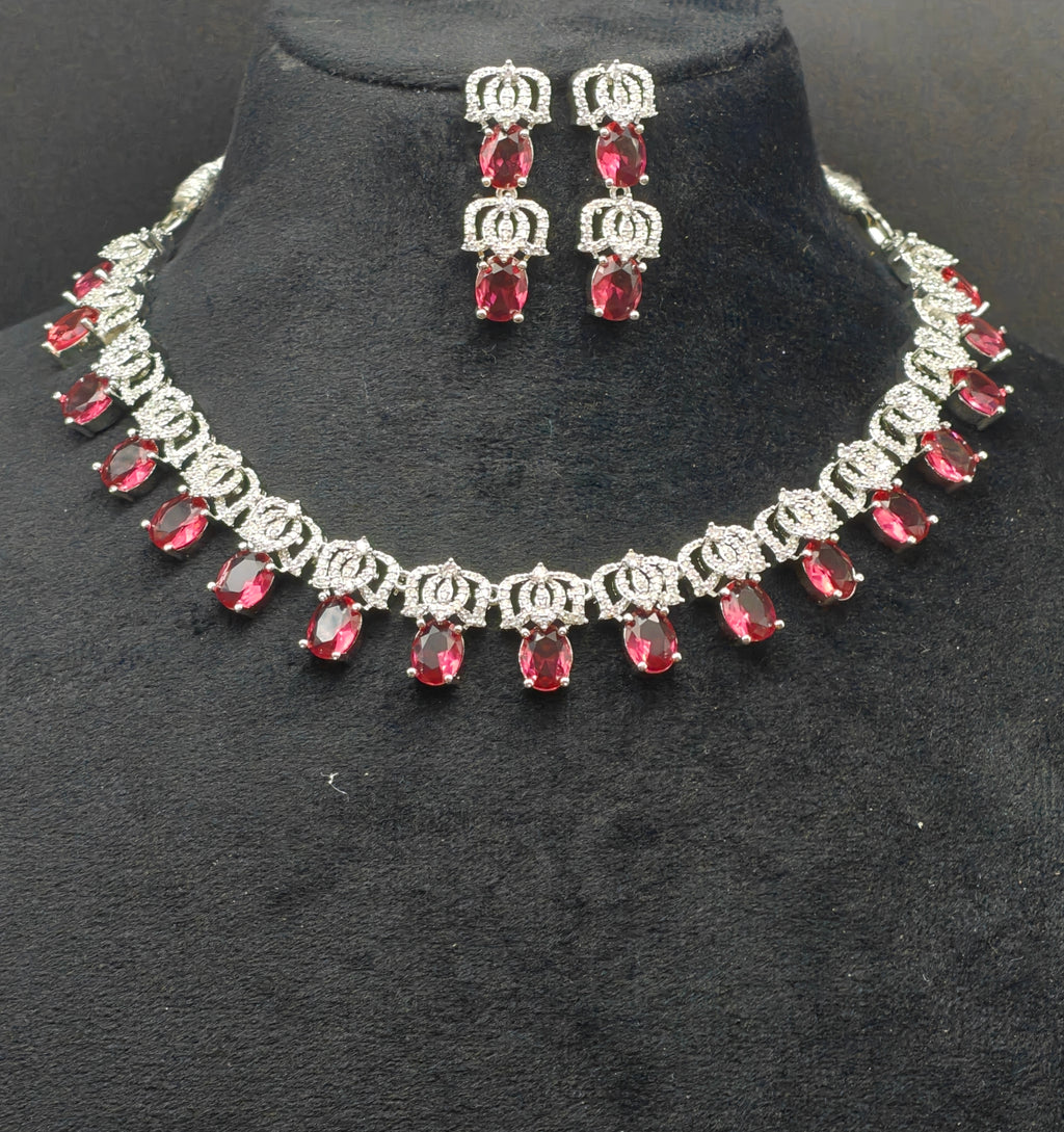 Silver necklace jewellery